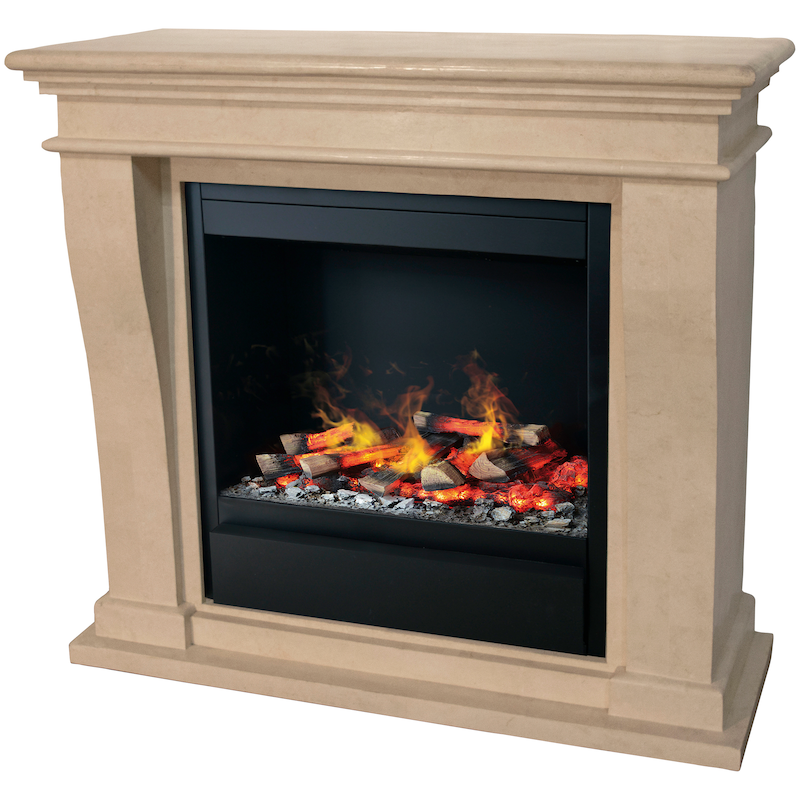 XARALYN Elektrokamin »Kreta« Set, inkl. Wasserdampfeinsatz Albany & Heizung cremeweiß 0