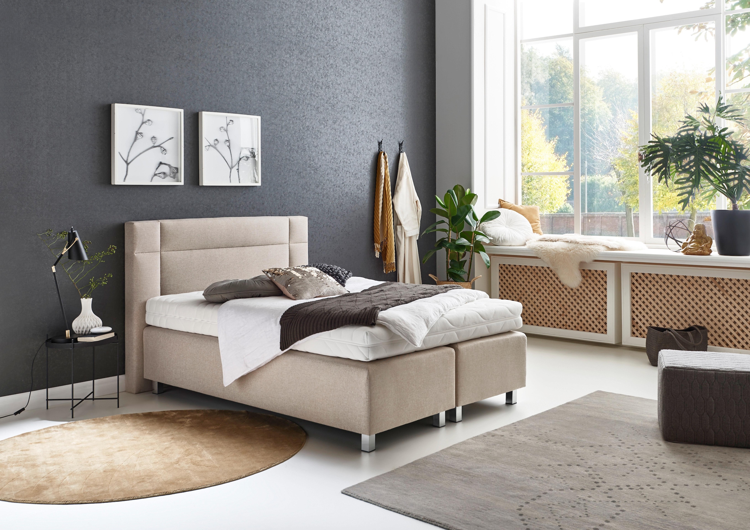 Westfalia Schlafkomfort Boxspringbett in diversen Ausführungen günstig online kaufen