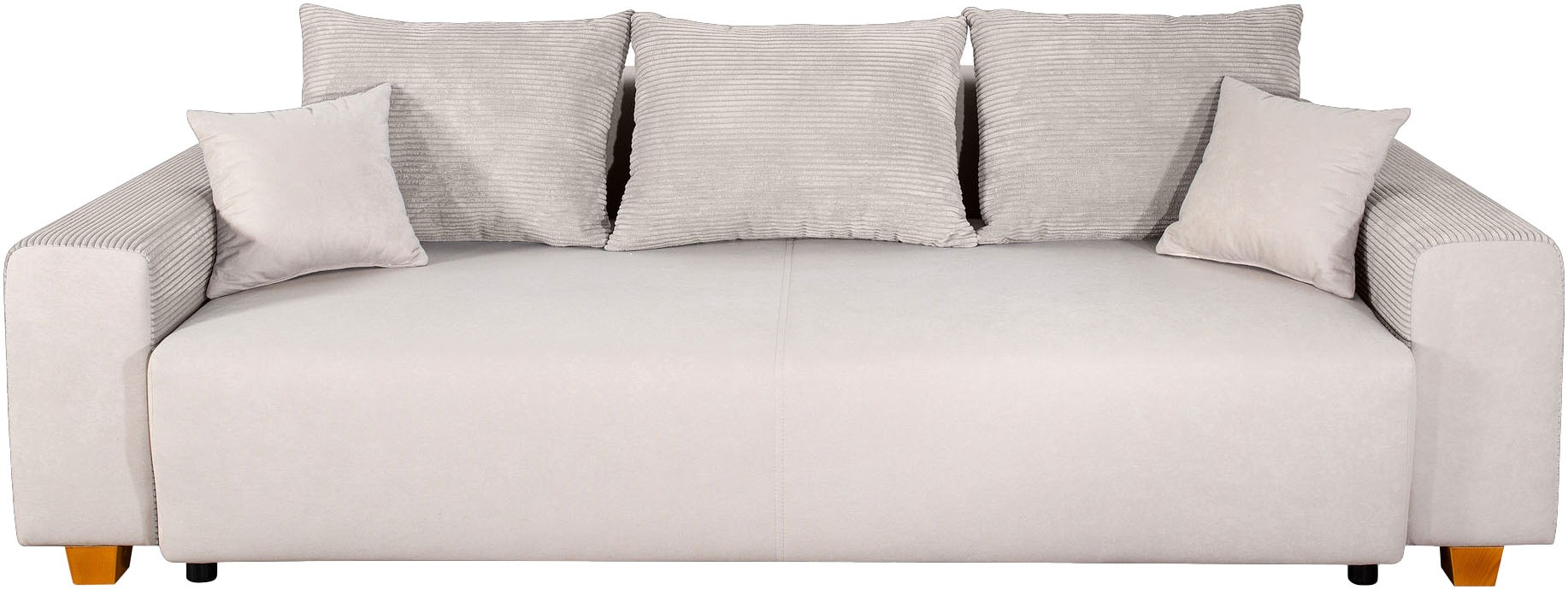 COLLECTION AB Schlafsofa »Yves, Liegefläche (B/T): 142/194 cm«, inkl. Bettfunktion, Bettkasten, Federkern & Zierkissen