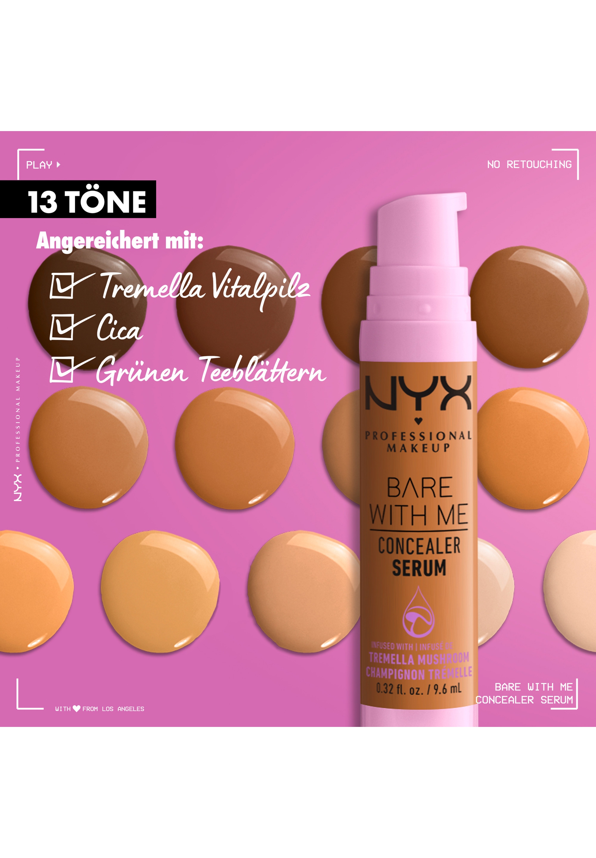 NYX Concealer »Bare With Me Concealer Serum« mittlere Deckkraft, kaschiert, rote oder entzündete Hautstellen