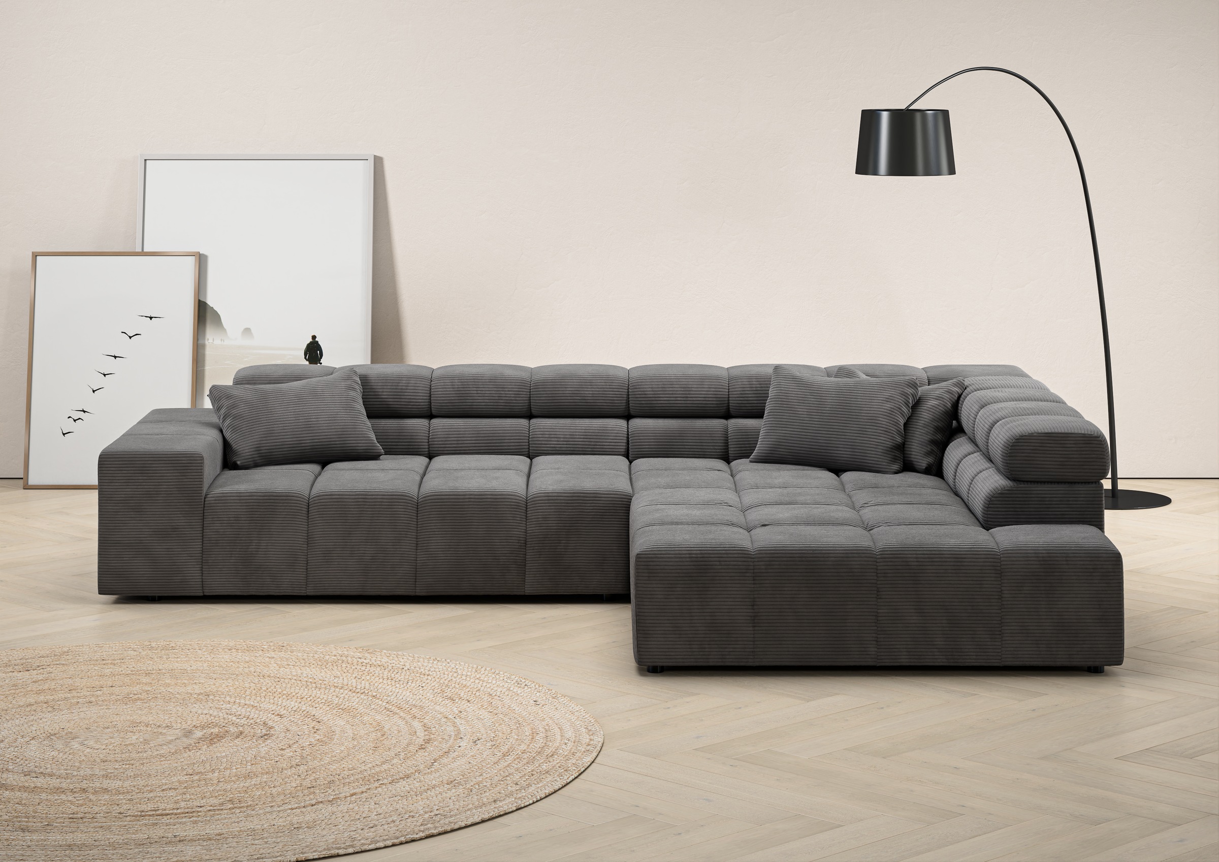 INOSIGN Ecksofa »Ancona incl. Kopfteilverstellung, OTTOs Choice, Breite 319 günstig online kaufen