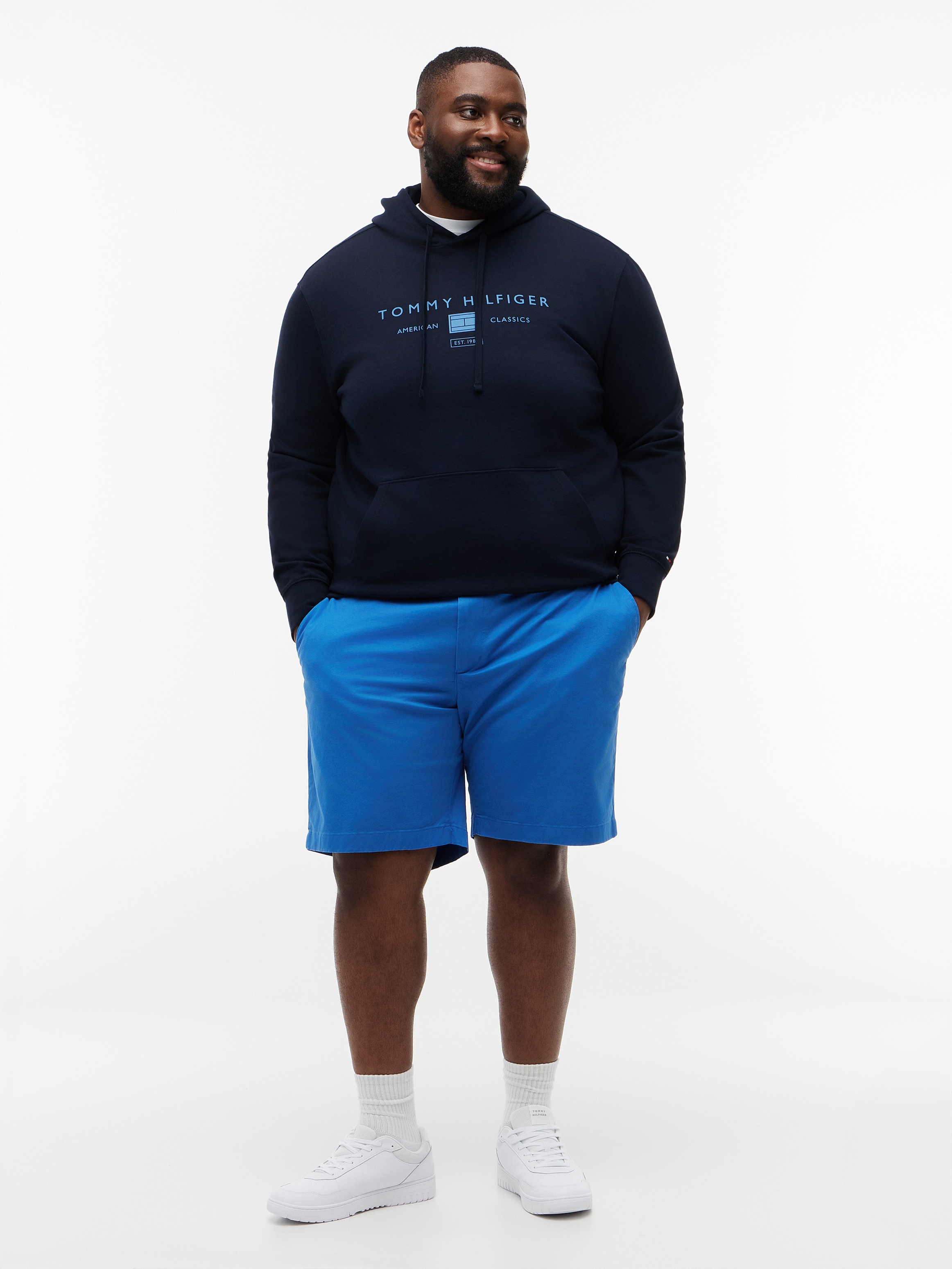 Tommy Hilfiger Big & Tall Chinoshorts »BT-DENTON 9.5 ESS TWILL-B«  Twill, slim fit, Große Größen