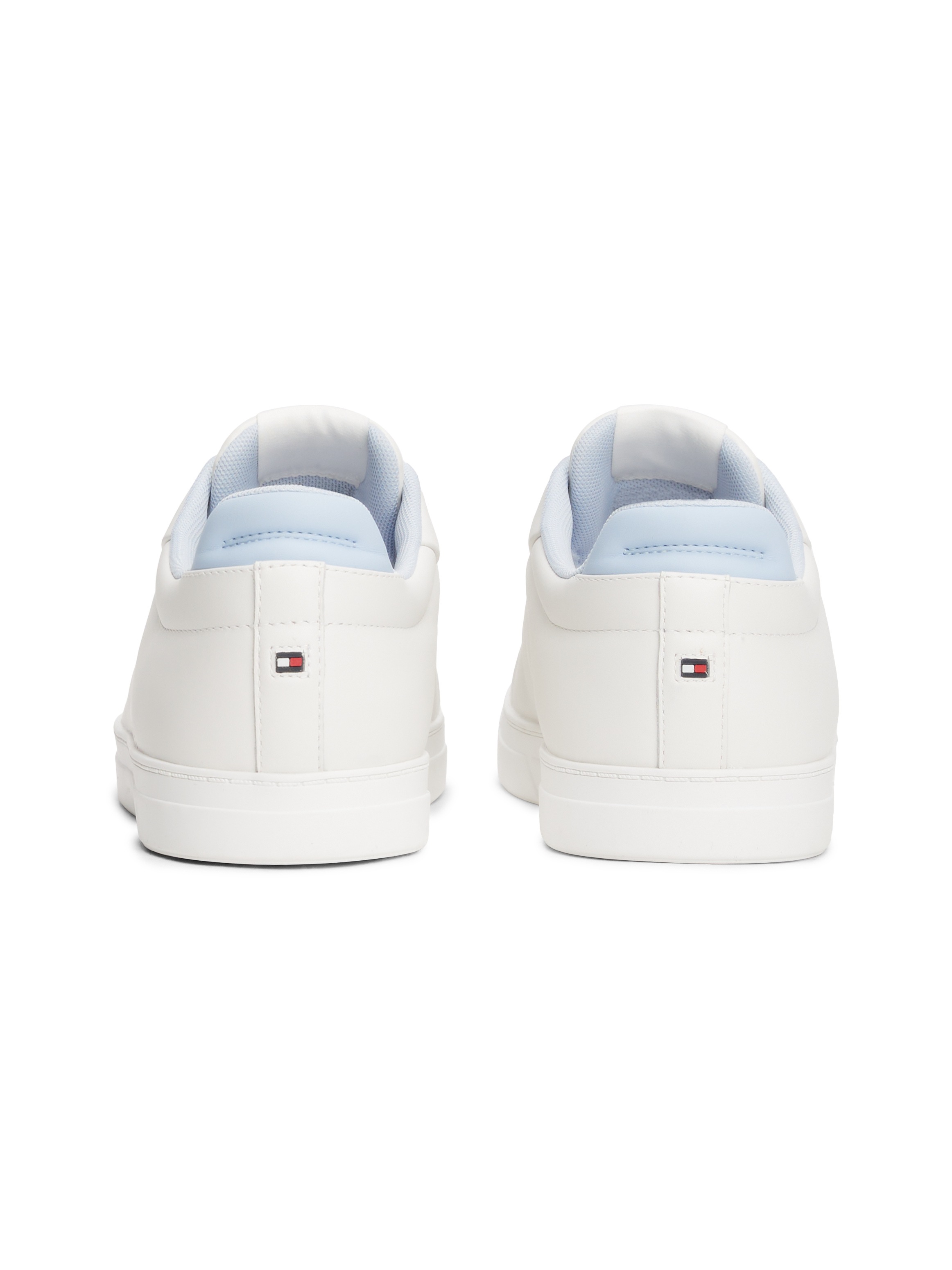 Tommy Hilfiger Plateausneaker »SPORTY SNEAKER«, Freizeitschuh, Halbschuh, Schnürschuh mit Logoflaggen-Emblem