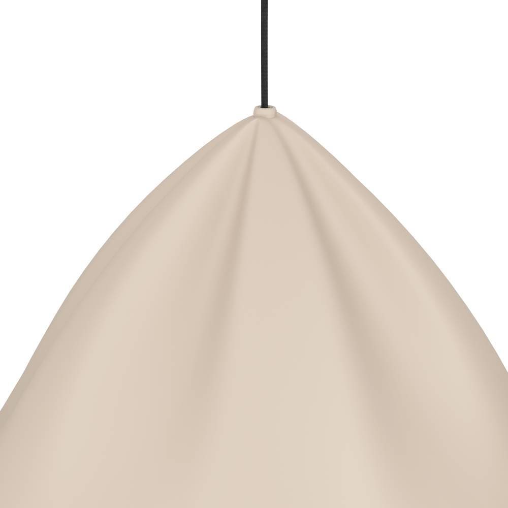 EGLO Hängeleuchte »PODERE«, 1 flammig, Leuchtmittel E27 | ohne Leuchtmittel, Pendelleuchte, Metall in Sandfarben, Lampe mit E27 Fassung, Ø 42,5 cm
