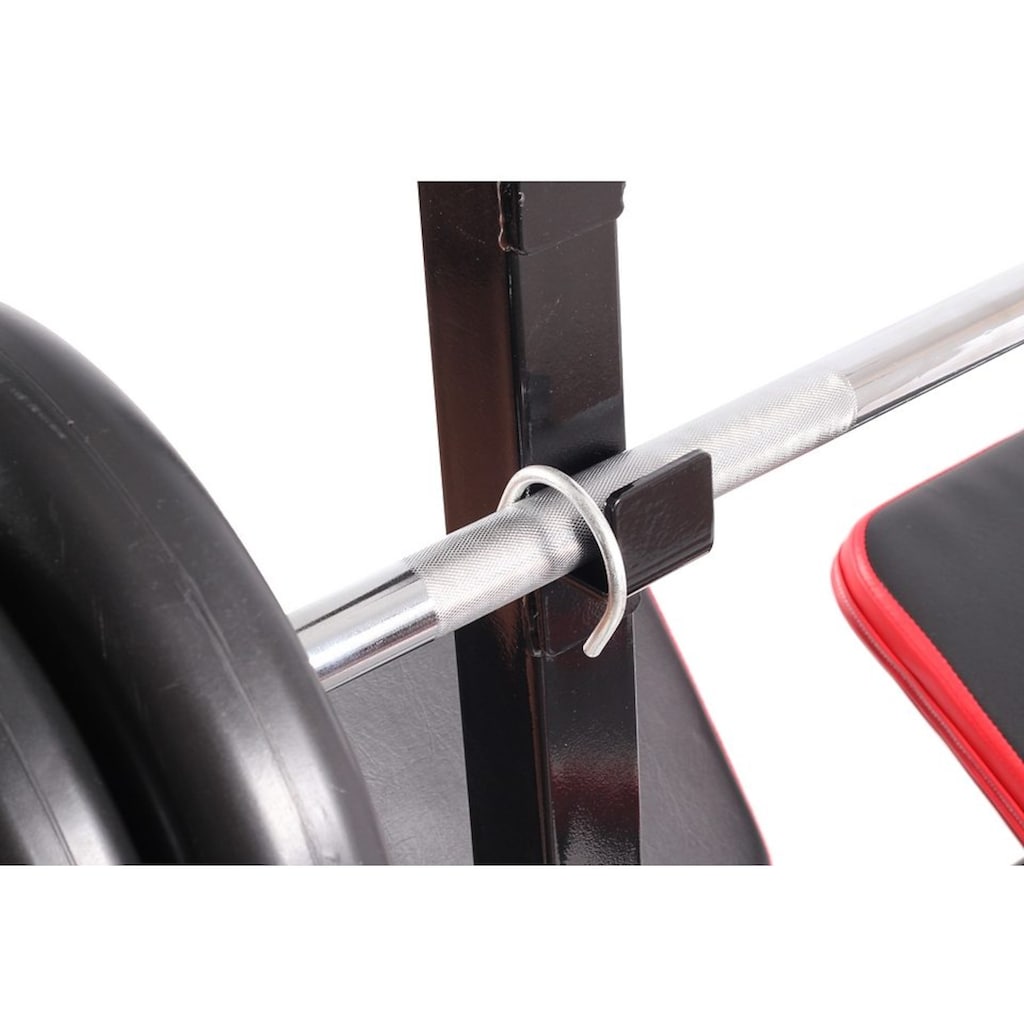 SportPlus Trainingsbank »Weight Bench SP-WB-005«, (Set, mit Langhantelstange-mit Gewichtsset)