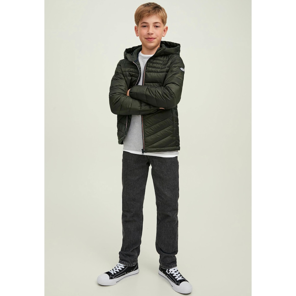 Jack & Jones Junior Steppjacke »JJEHERO PUFFER HOOD NOOS JNR«, mit Kapuze