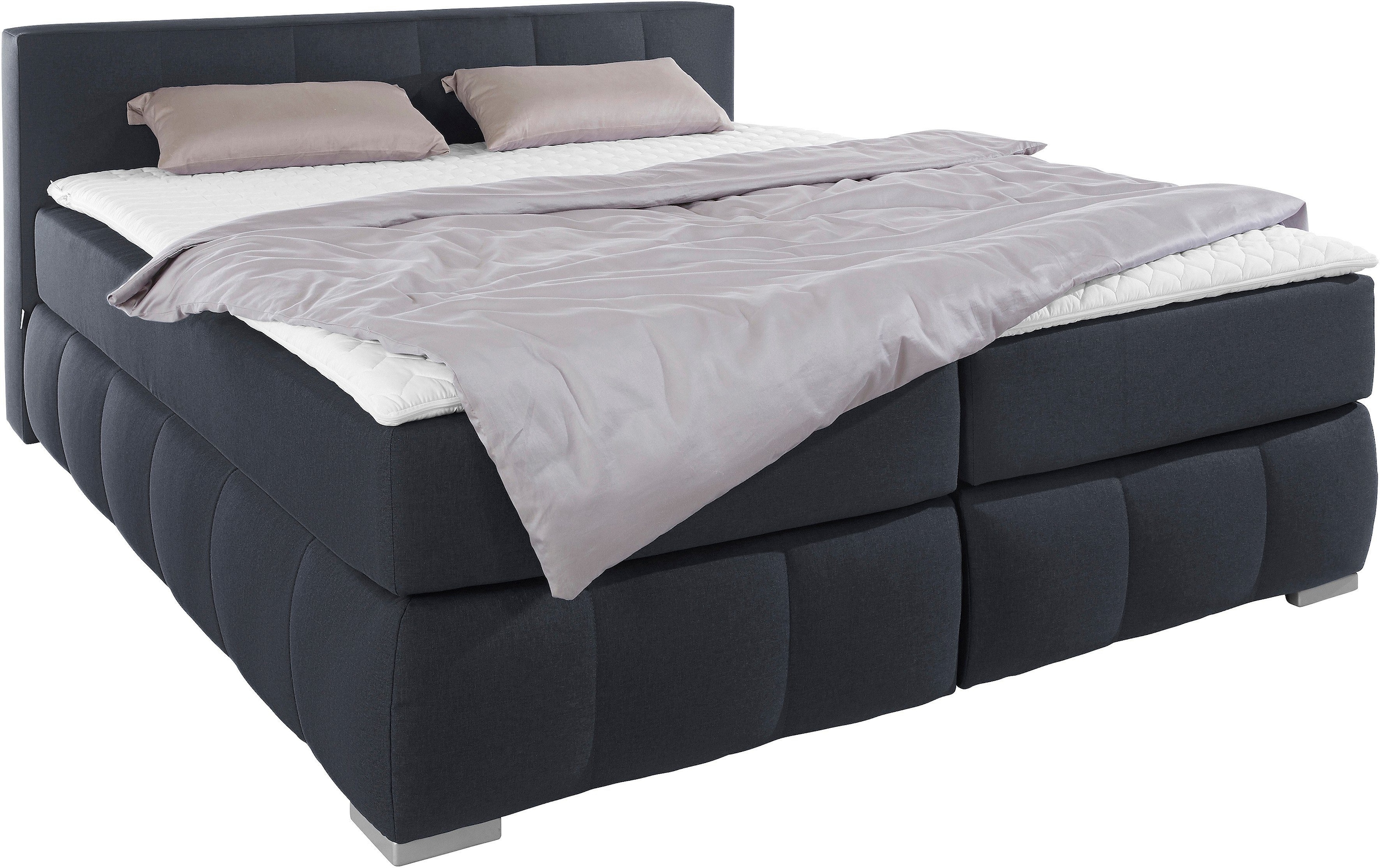 3. Bild von Guido Maria Kretschmer Home&Living Boxspringbett »Chelles«, inkl. Topper, in XXL- Überlänge 220 cm, Unterbox mit feine Wölbung