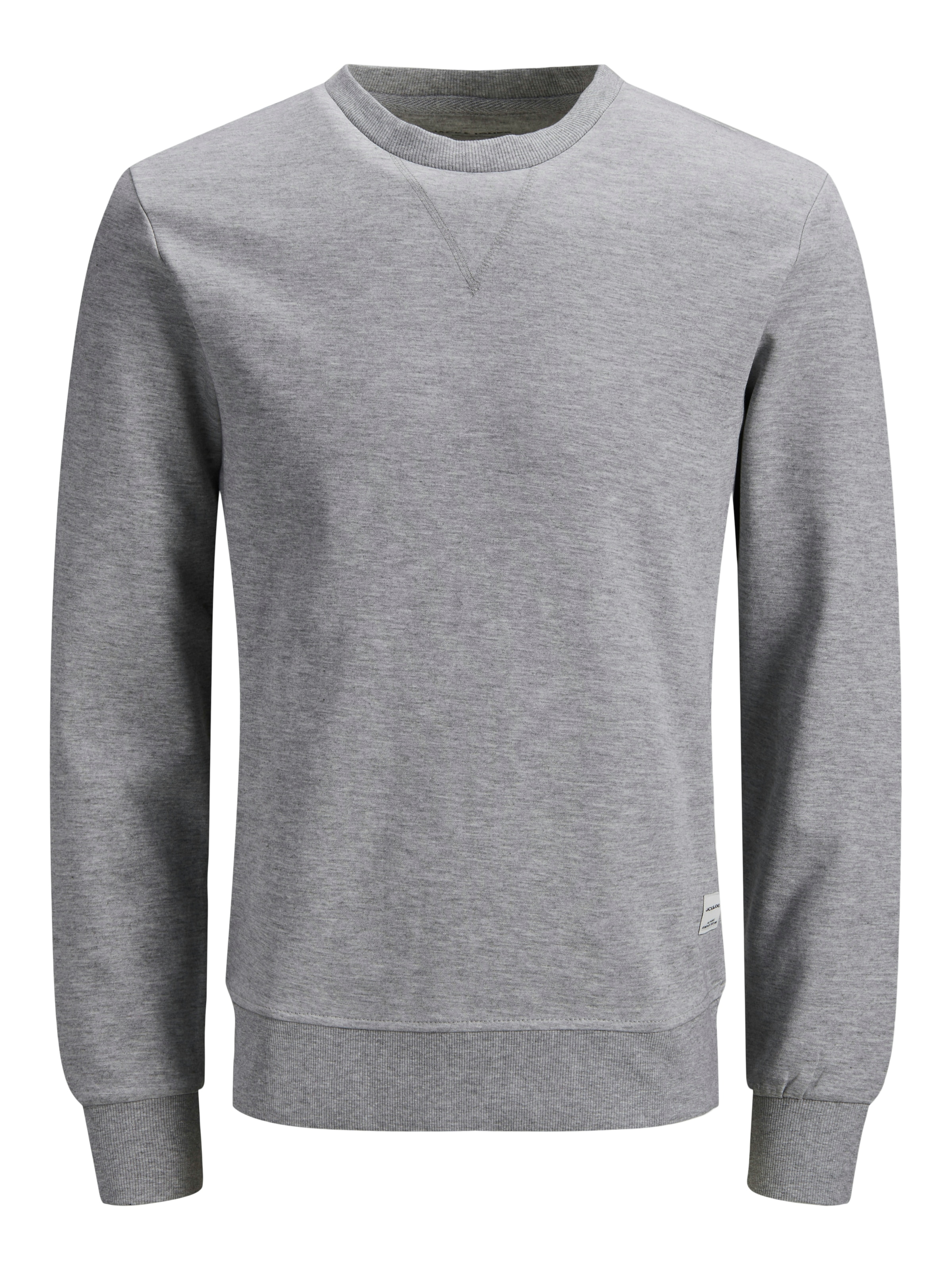 Jack & Jones Sweatshirt »JJEBASIC mit Flaglabel und weicher Baumwollmischung«, unifarben, modisch, regular fit, Baumwolle, Rundhals
