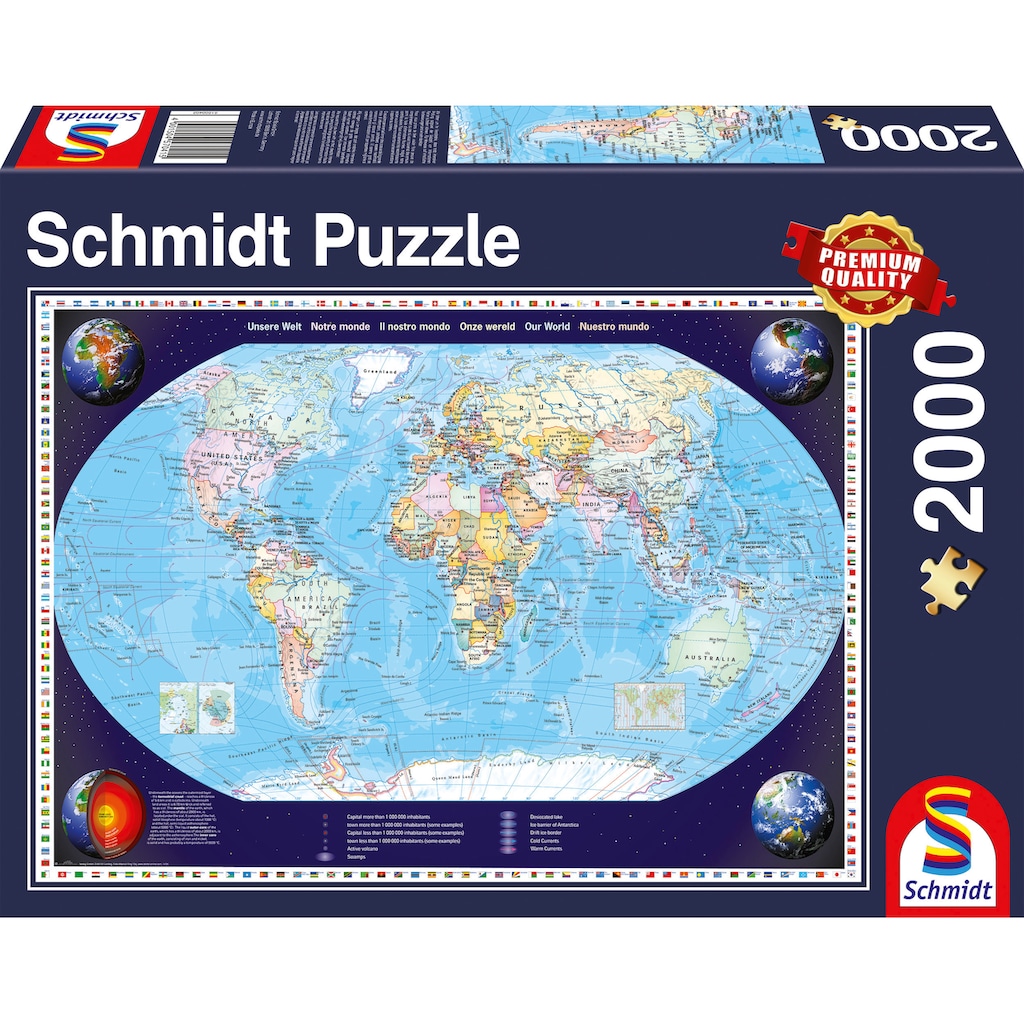 Schmidt Spiele Puzzle »Unsere Welt«