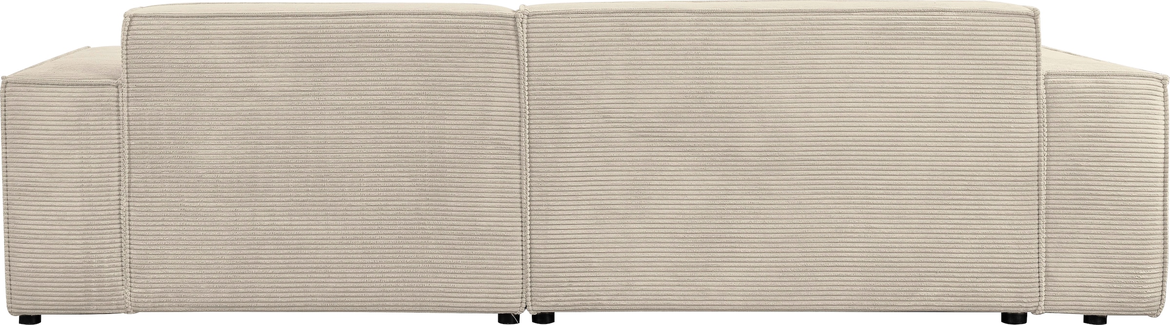 WERK2 Ecksofa »Trento 268 x 163 cm zeitlos, elegant & bequem, kubisches Design« Cord, L-Form,  extra weiche und tiefe Sitzfläche