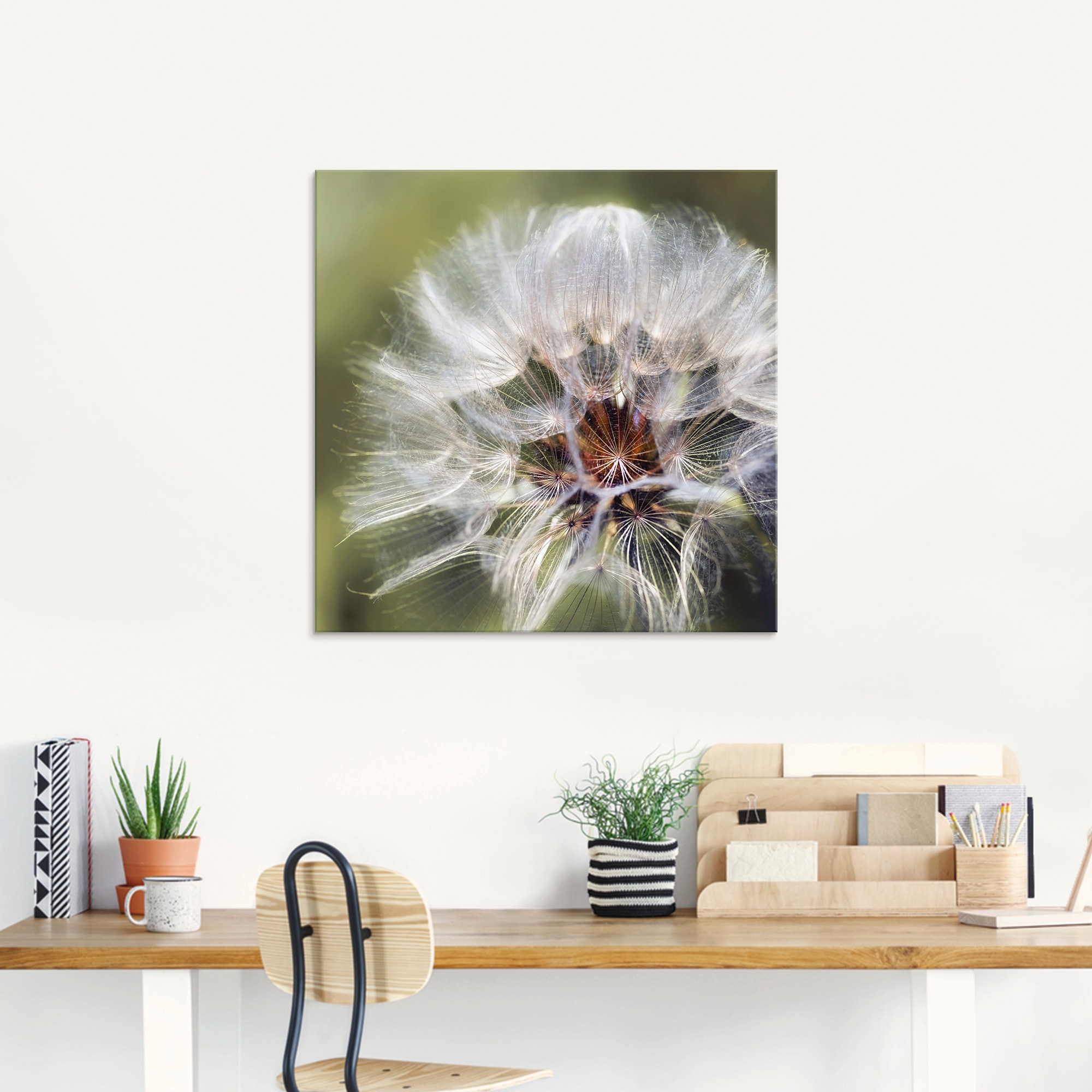 Artland Glasbild »Pusteblume II«, Blumen, (1 St.), in verschiedenen Größen