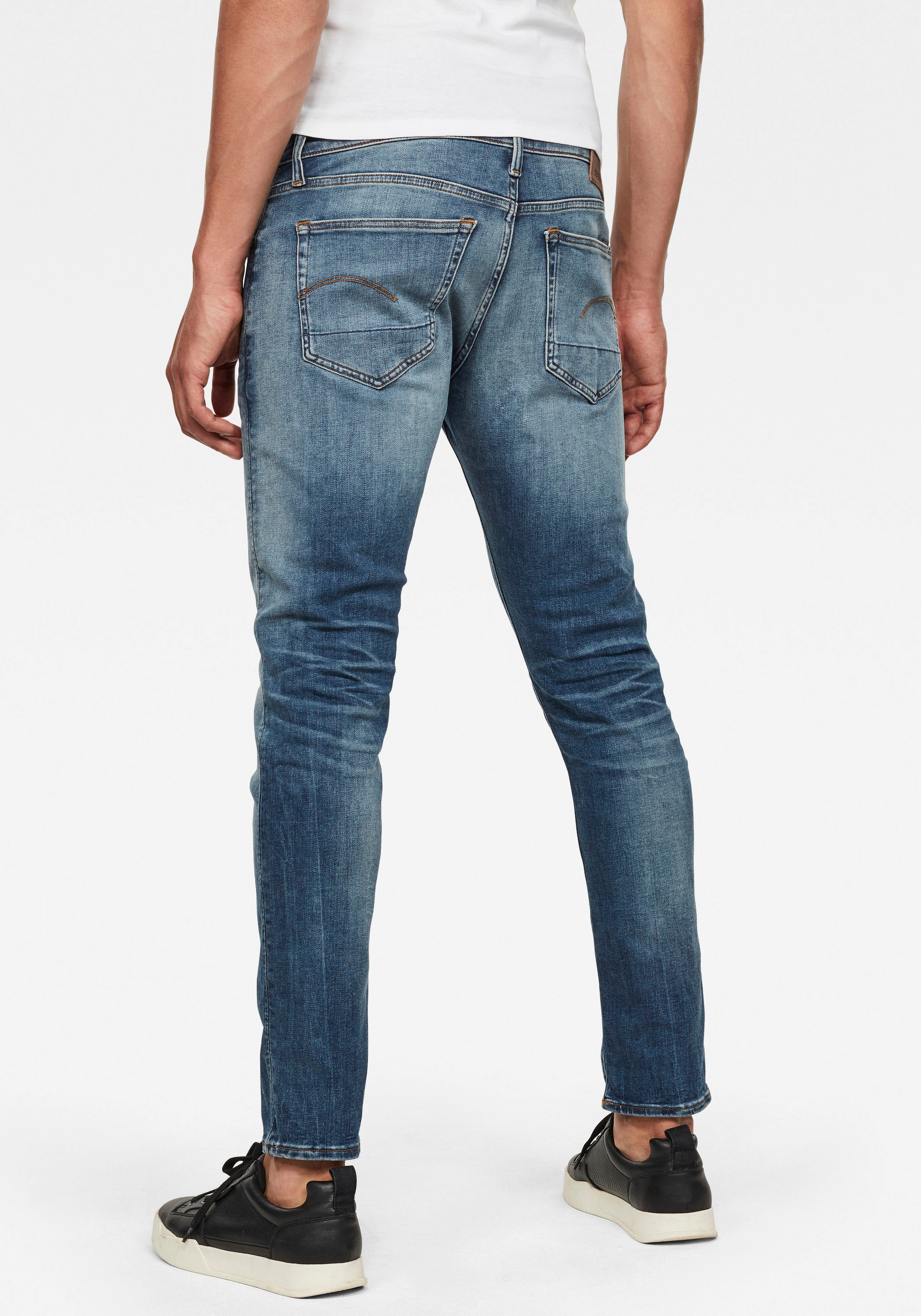 G-STAR Slim-fit-Jeans »3301 Slim«, mit toller Waschung und Elasthan