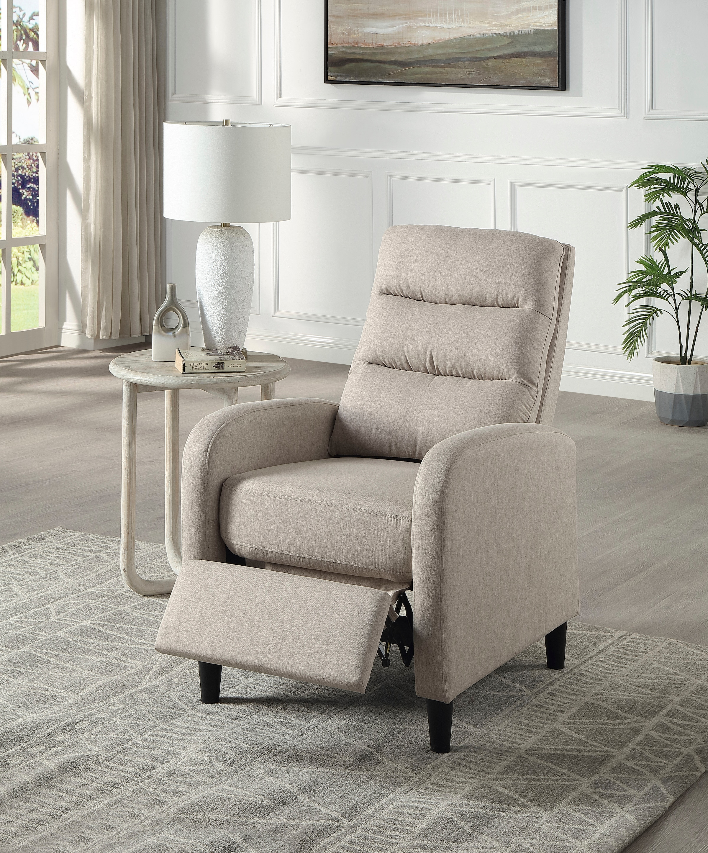 ATLANTIC home collection Relaxsessel »Tiago«, mit Körperdruck aktivierbarer Relaxfunktion, Wellenunterfederung