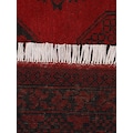 Woven Arts Orientteppich »Afghan Akhche«, rechteckig, 10 mm Höhe, handgeknüpft, reine Wolle für ein warmes Raumklima, Wohnzimmer, Schlafzimmer