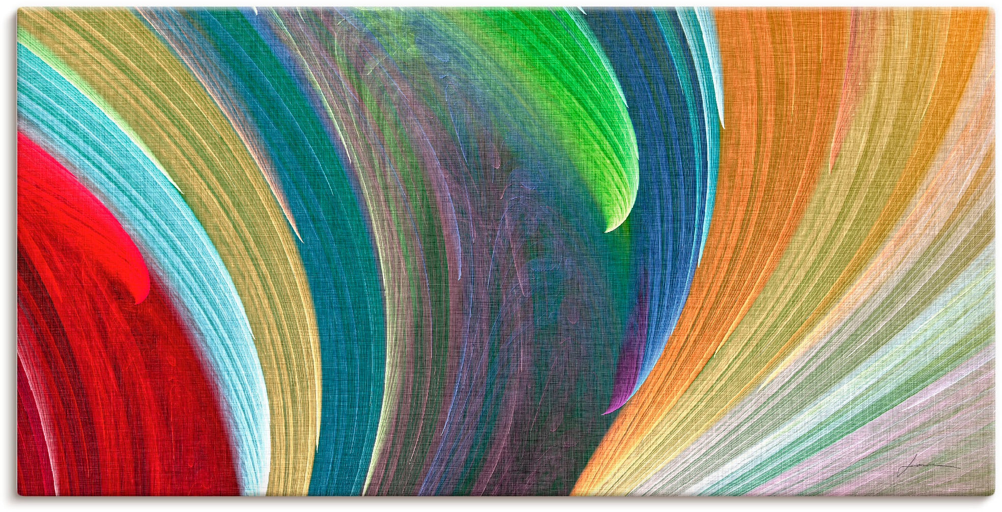 Artland Leinwandbild »Windwellen III« Muster 1 Stk. tlg. auf Keilrahmen ges günstig online kaufen