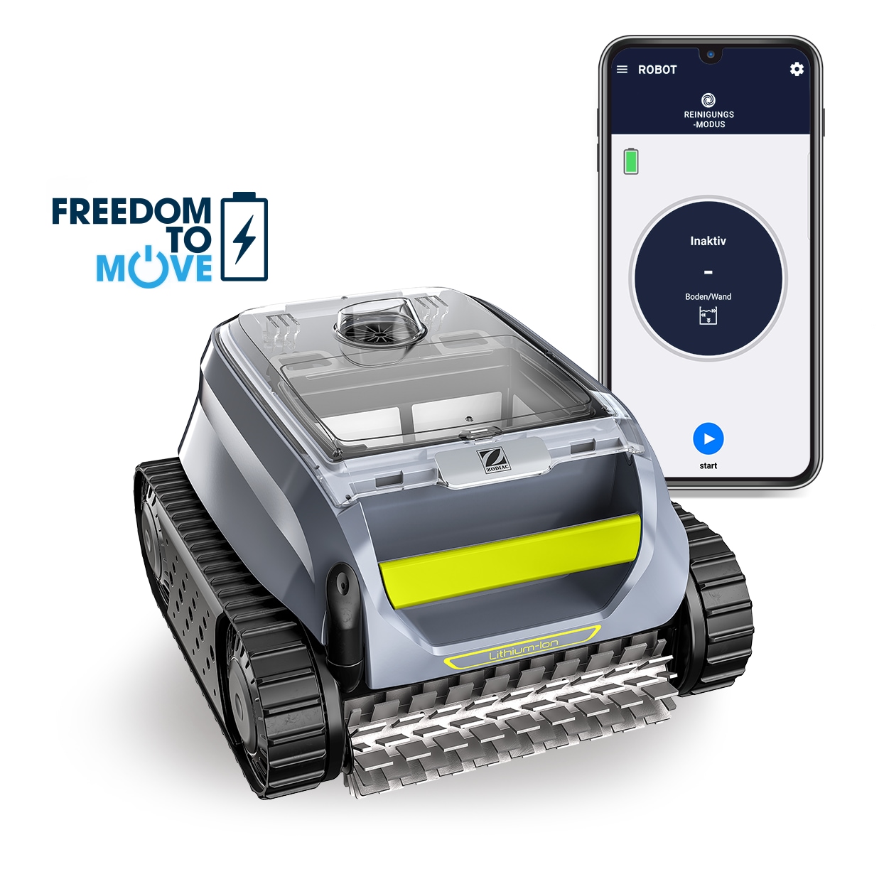 ZODIAC® Poolroboter »»Sweepy««, (Kabellos Pool Reiniger), Kabellos