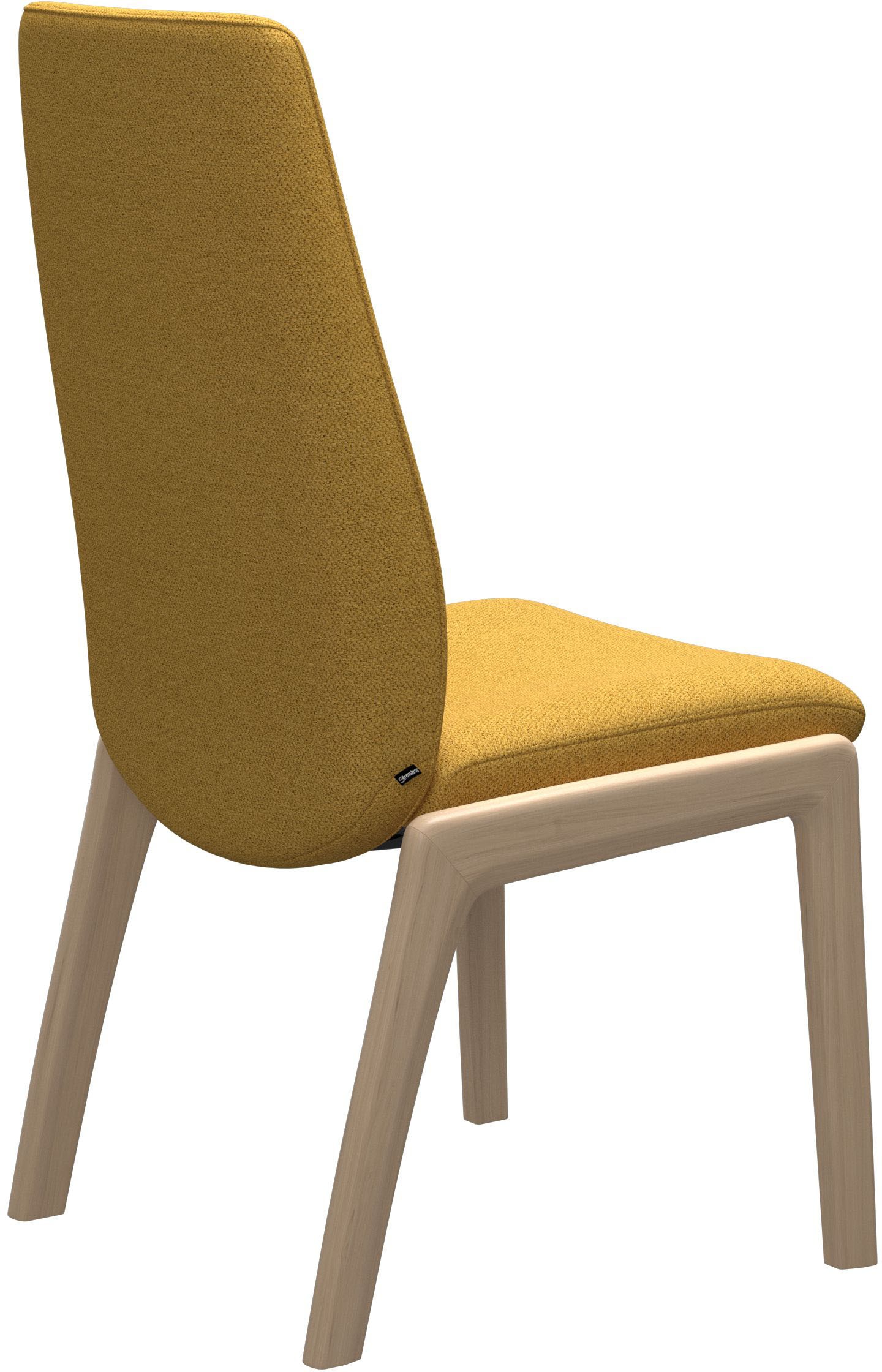 Stressless® Polsterstuhl »Laurel«, ROHLEDER Stoff Q2 FARON, High Back, Größe L, mit abgerundeten Beinen in Schwarz