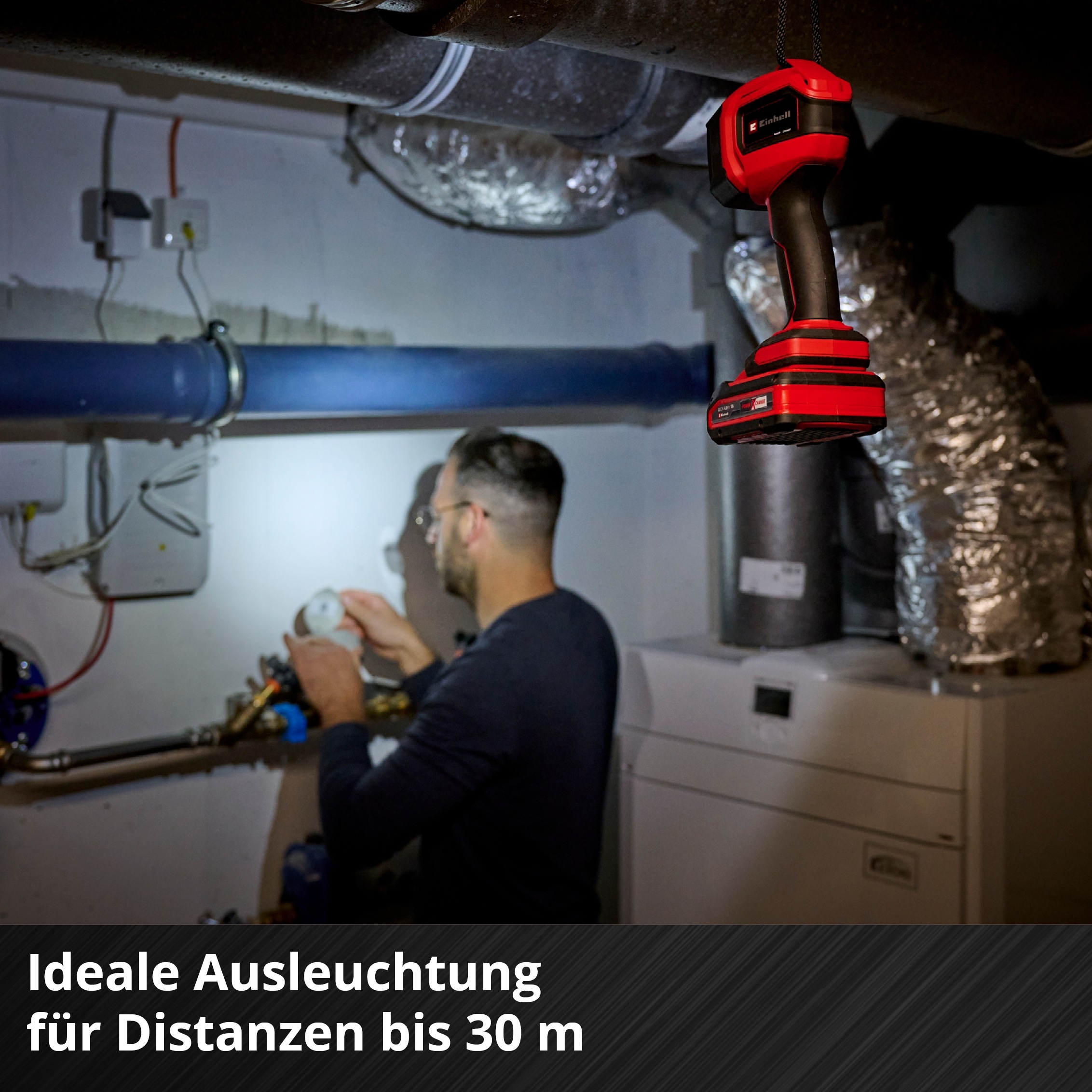 Einhell LED Arbeitsleuchte »Akku-Lampe TC-CL 18/350 Li - Solo«, Mitglied der Power X-Change Familie, ohne Akku