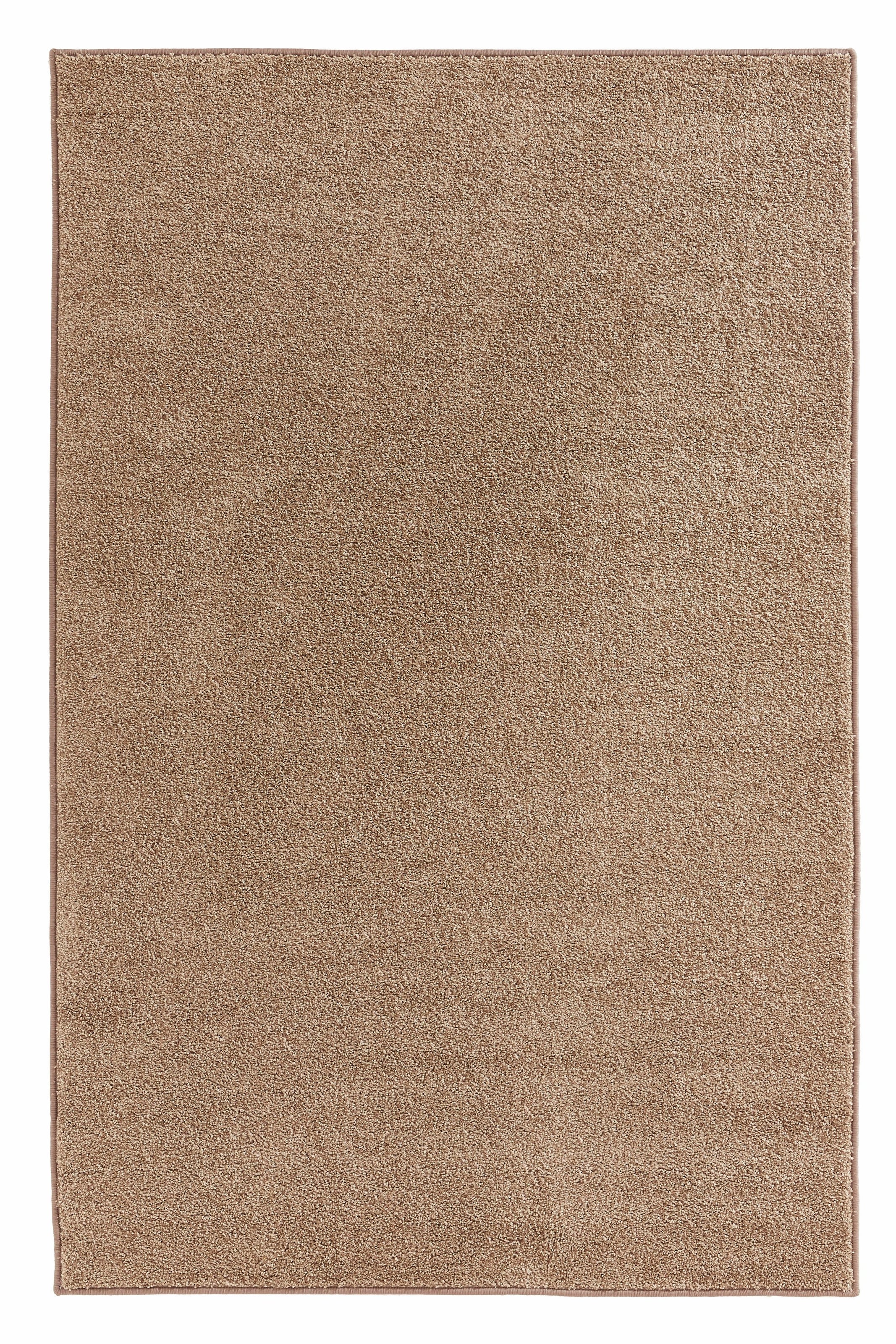 HANSE Home Teppich »Pure 100 Kurzflor«, rechteckig, 13 mm Höhe, Kurzflor, uni, umkettelt, Läufer, Wohnzimmer, Kinderzimmer, Flur