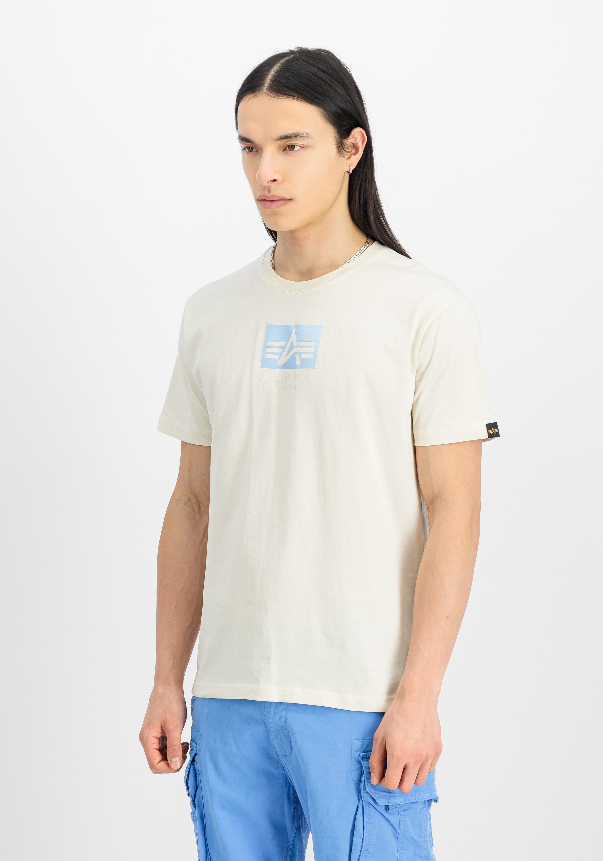 Alpha Industries T-Shirt »Alpha Industries Men - T-Shirts Satin Logo T«
