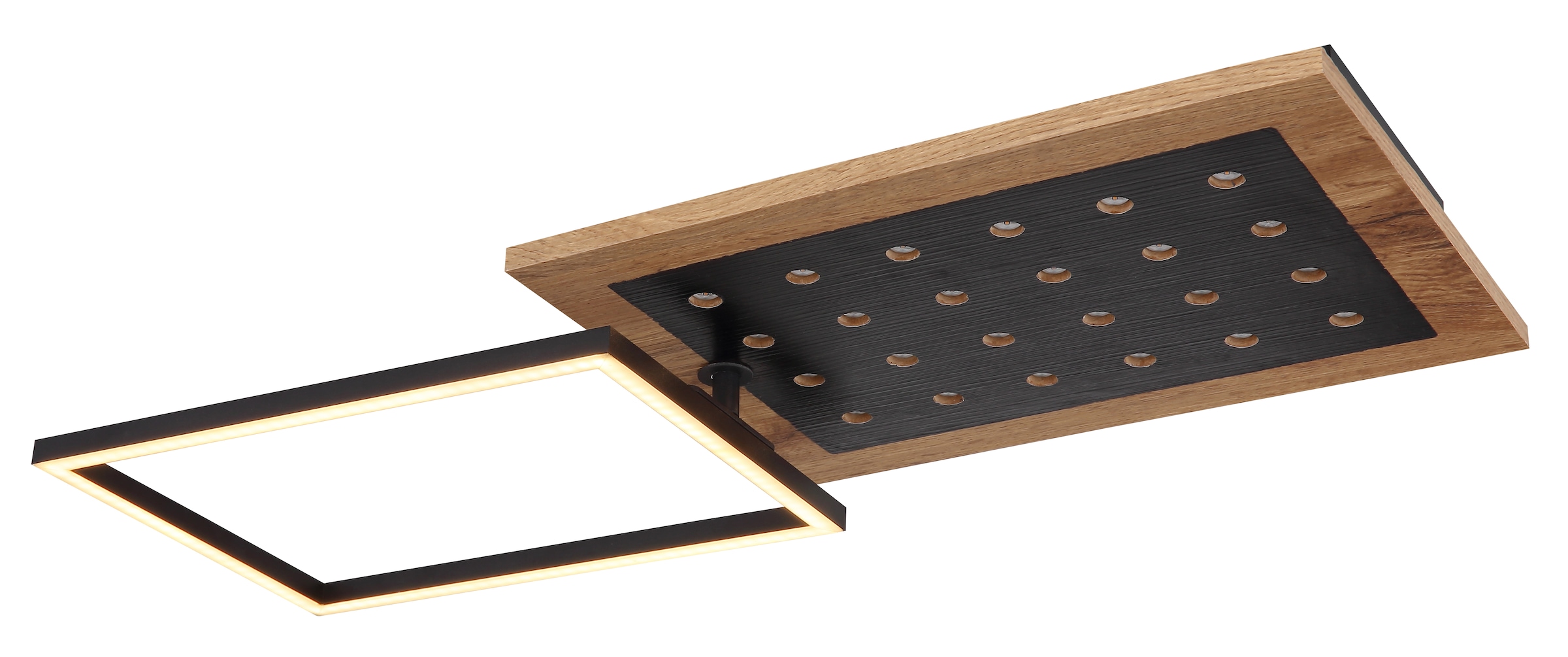 GLOBO LIGHTING LED Deckenleuchte »JIMBO« LED-Modul Warmweiß Deckenlampe/Wohnzimmer/Schlafzimmer/modern