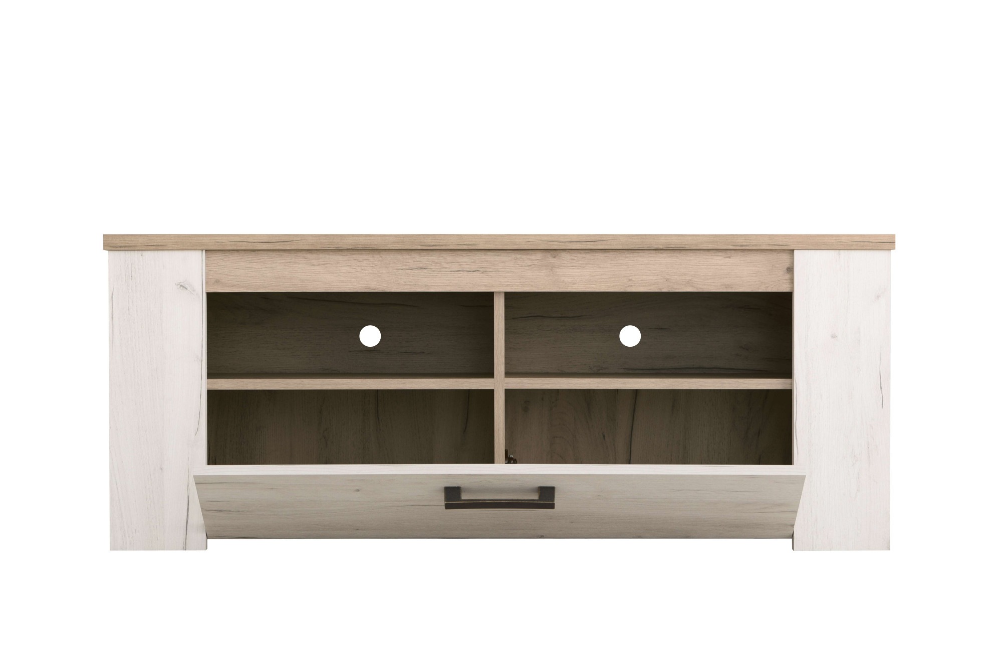 Home affaire Lowboard »Kent TV-Sideoard 120 cm, mit zwei geschlossenen Fächern«, TV-Kommode mit viel Platz, für moderne Fernseher in jedem Wohnzimmer