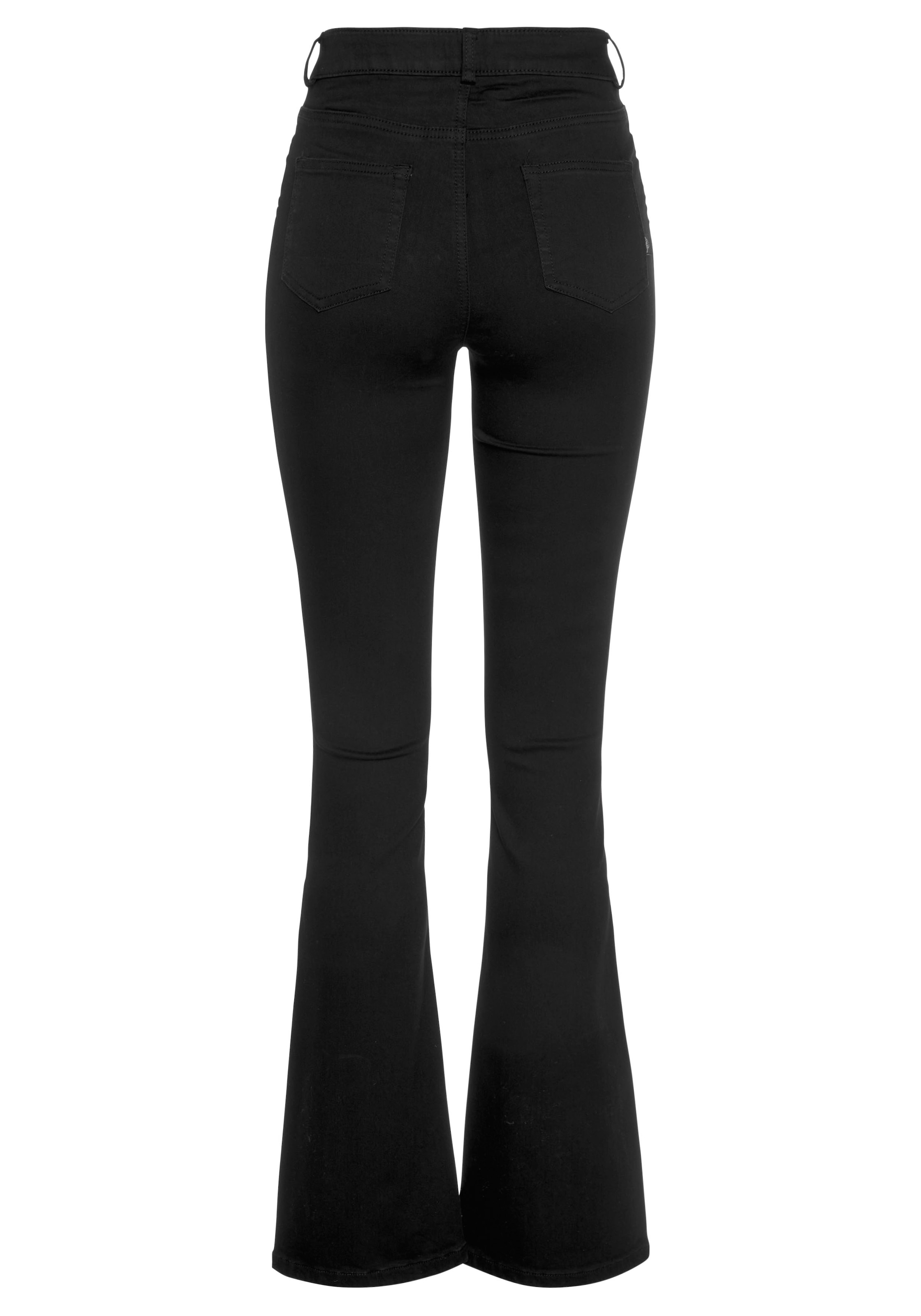 Arizona Bootcut-Jeans »Ultra Stretch« hohe Leibhöhe,  ausgestellte Beinform