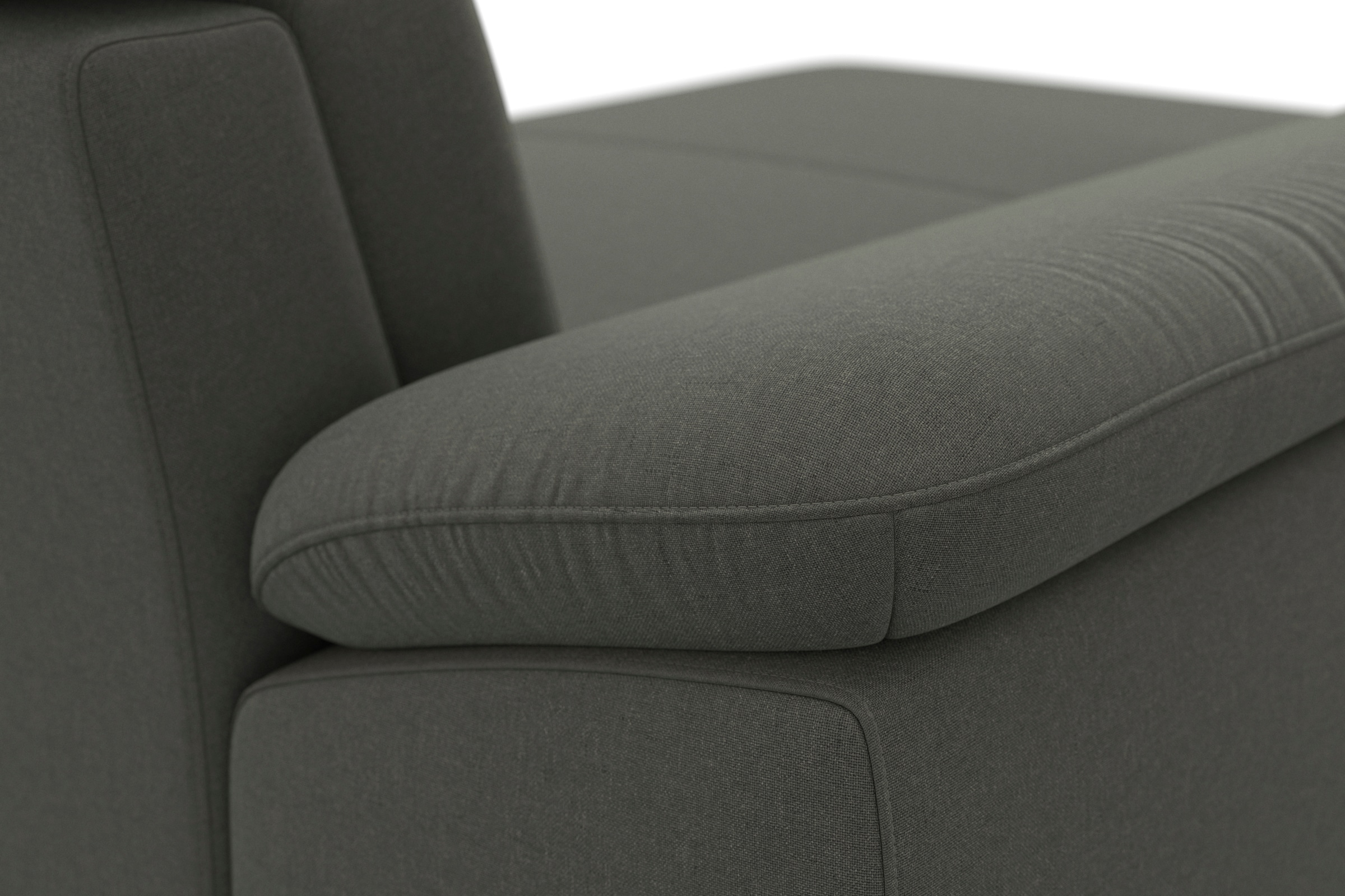 sit&more Wohnlandschaft »Cabrio U-Form, mit Sitztiefenverstellung, Arm- und Kopfteilverstellung«, 3 Nierenkissen, Federkern, optional Bettfunktion und Stauraum