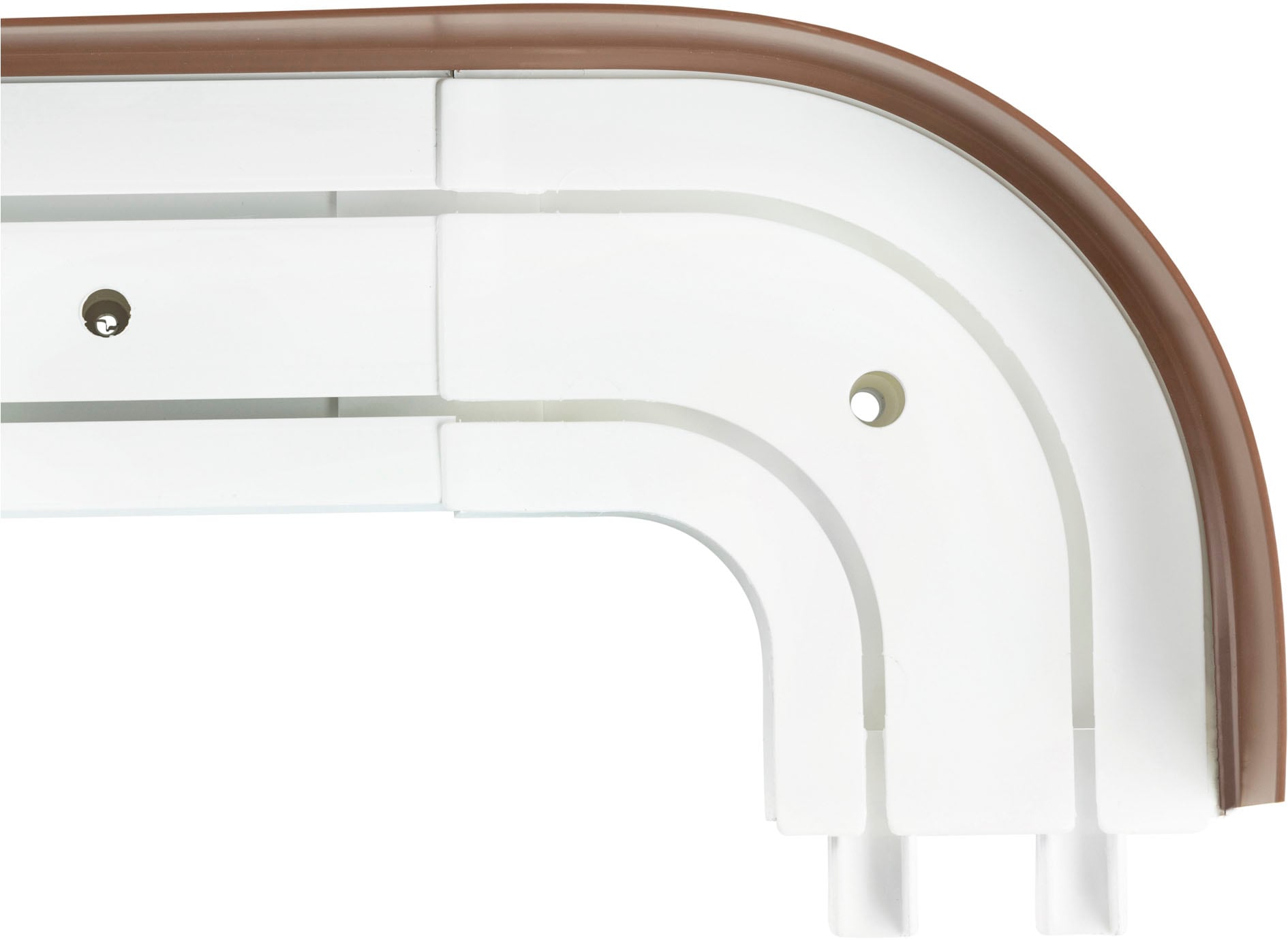 SN DECO GROUP Gardinenschiene »SH2 mit Blende 7,5 cm«, 2 läufig-läufig, Fixmaß, mit Blende 7,5 cm