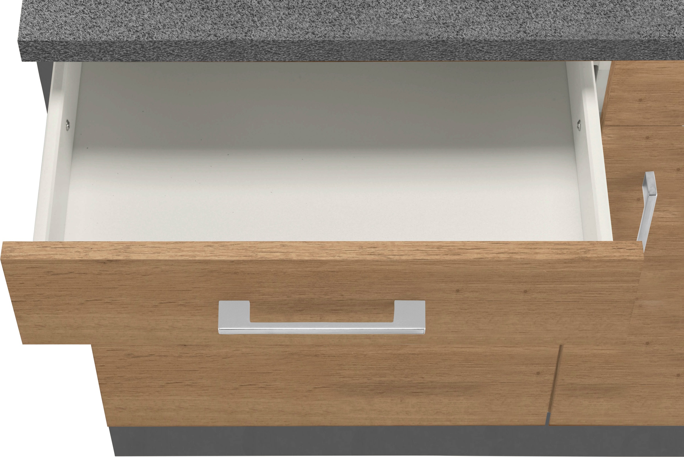KOCHSTATION Winkelküche »KS-Colmar«, mit E-Geräten, Stellbreite 210/300 cm