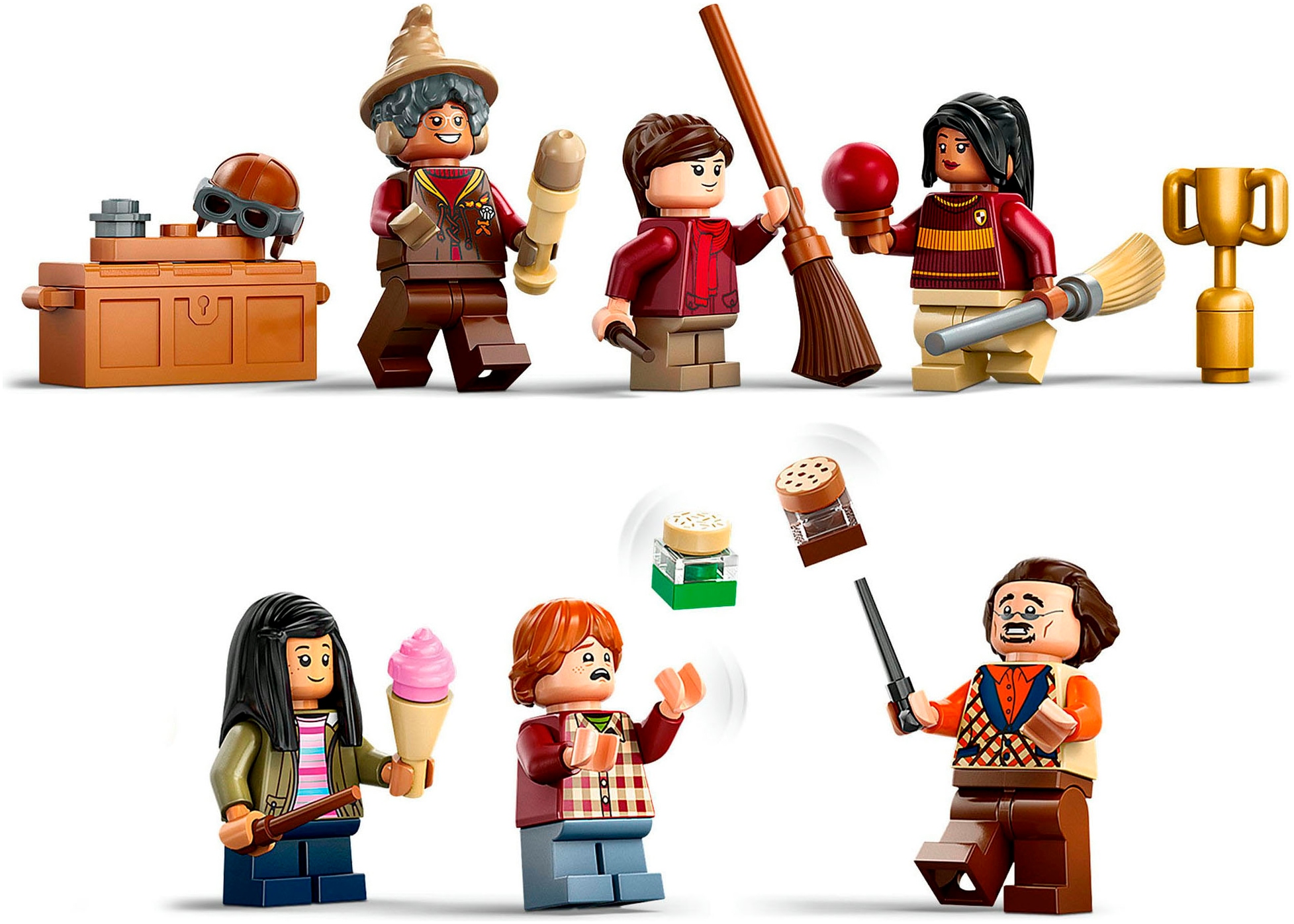 LEGO® Konstruktionsspielsteine »Qualität für Quidditch & Fortescues Eissalon (76452)«, (795 St.), LEGO Harry Potter™; Made in Europe