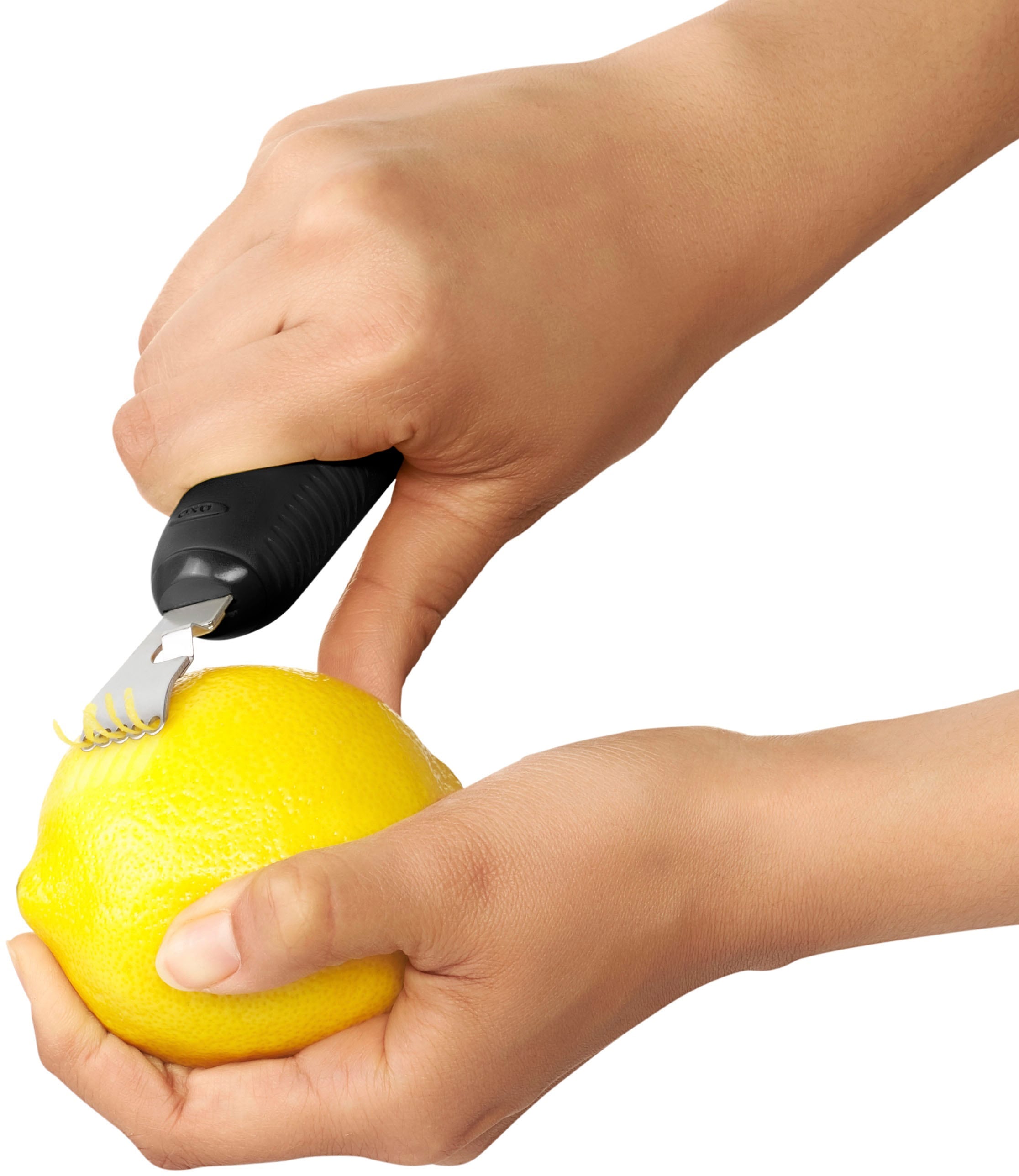 OXO Good Grips Zestenreißer, Zitronenreibe und Zestenreißer mit Schälmesser