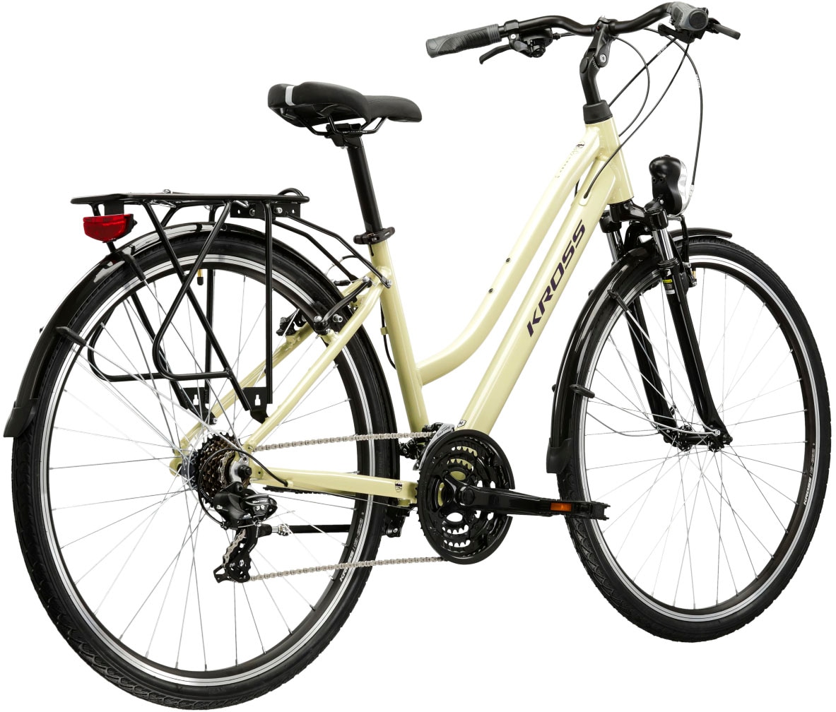 Kross Trekkingrad »Trans 1.0«, 21 Gang, Shimano, TOURNEY TY300 Schaltwerk, Kettenschaltung