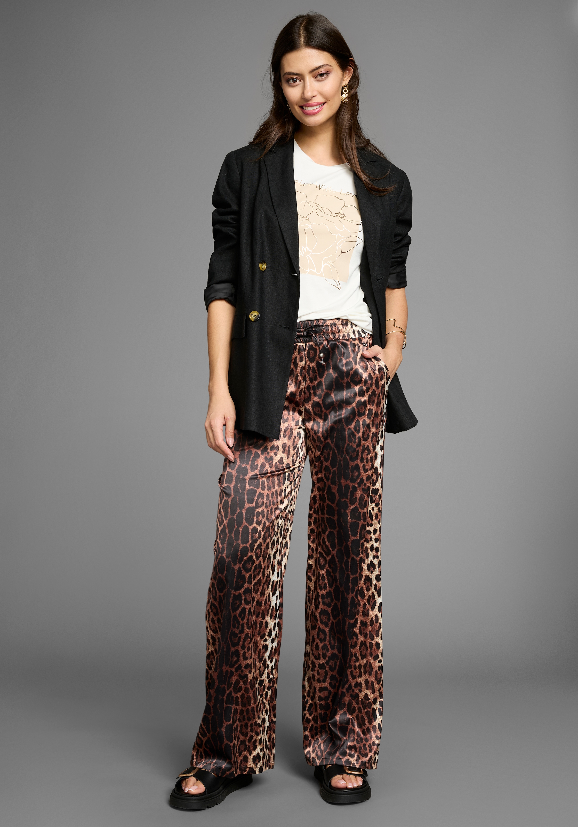 Laura Scott Schlupfhose  im Leo-Look