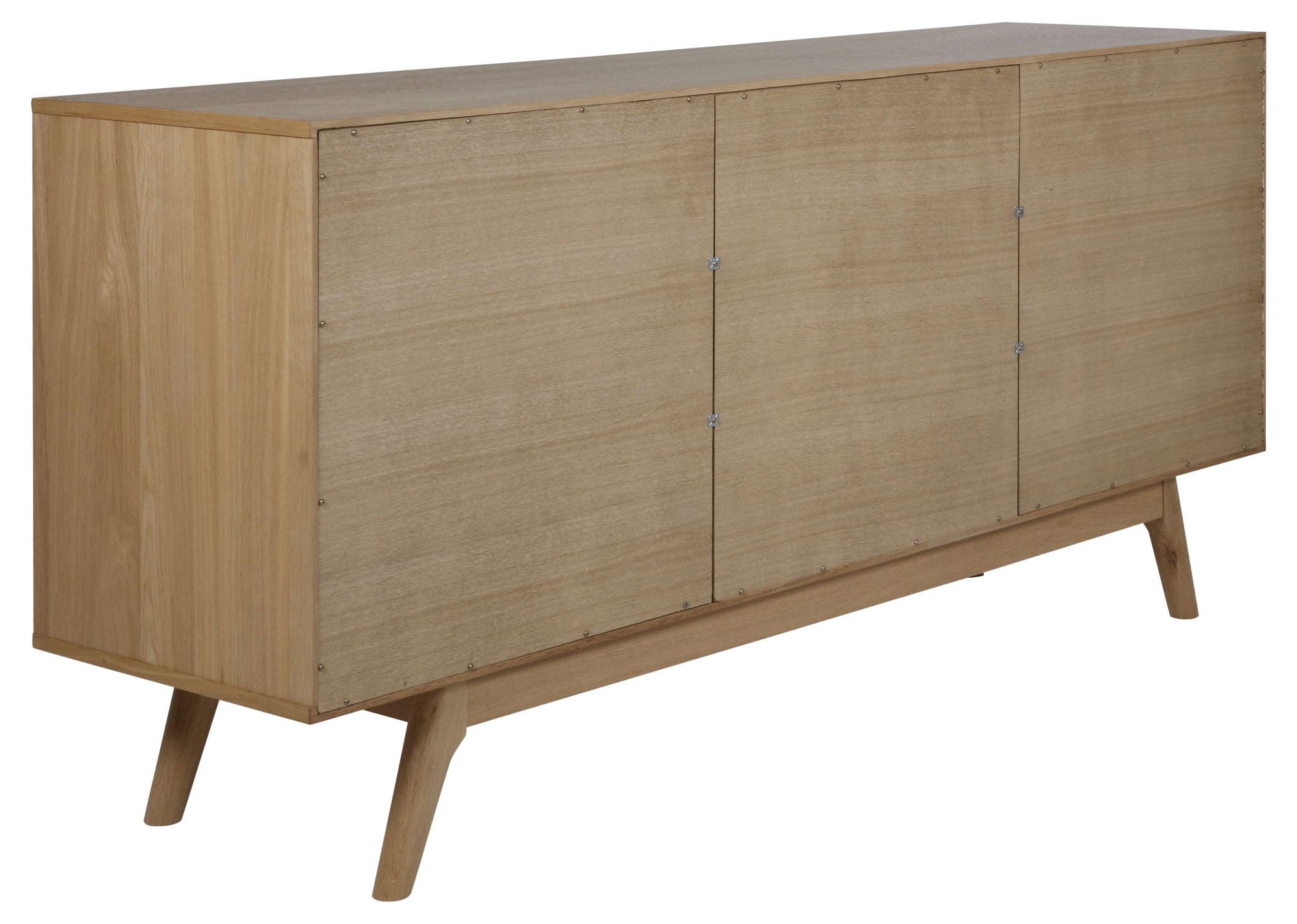 ACTONA GROUP Sideboard »Marte« Anrichte, Eiche/Furnier, 2 Schiebetüren, 4 Schubladen, Breite 180 cm
