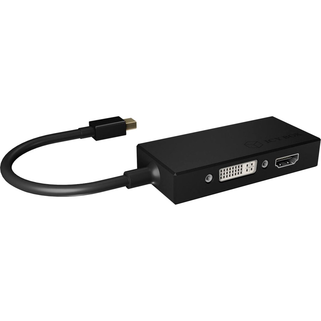 Raidsonic Computer-Adapter »ICY BOX 3-in-1 Mini DisplayPort zu HDMI, DVI-D und VGA Grafikadapter«