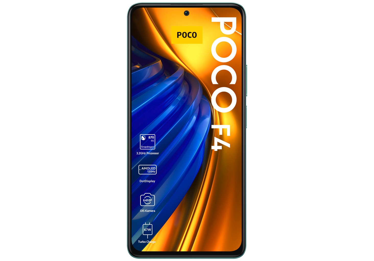2. Bild von Xiaomi Smartphone »POCO F4 6GB+128GB«, Nebula Green, 16,9 cm/6,67 Zoll, 128 GB Speicherplatz, 64 MP Kamera