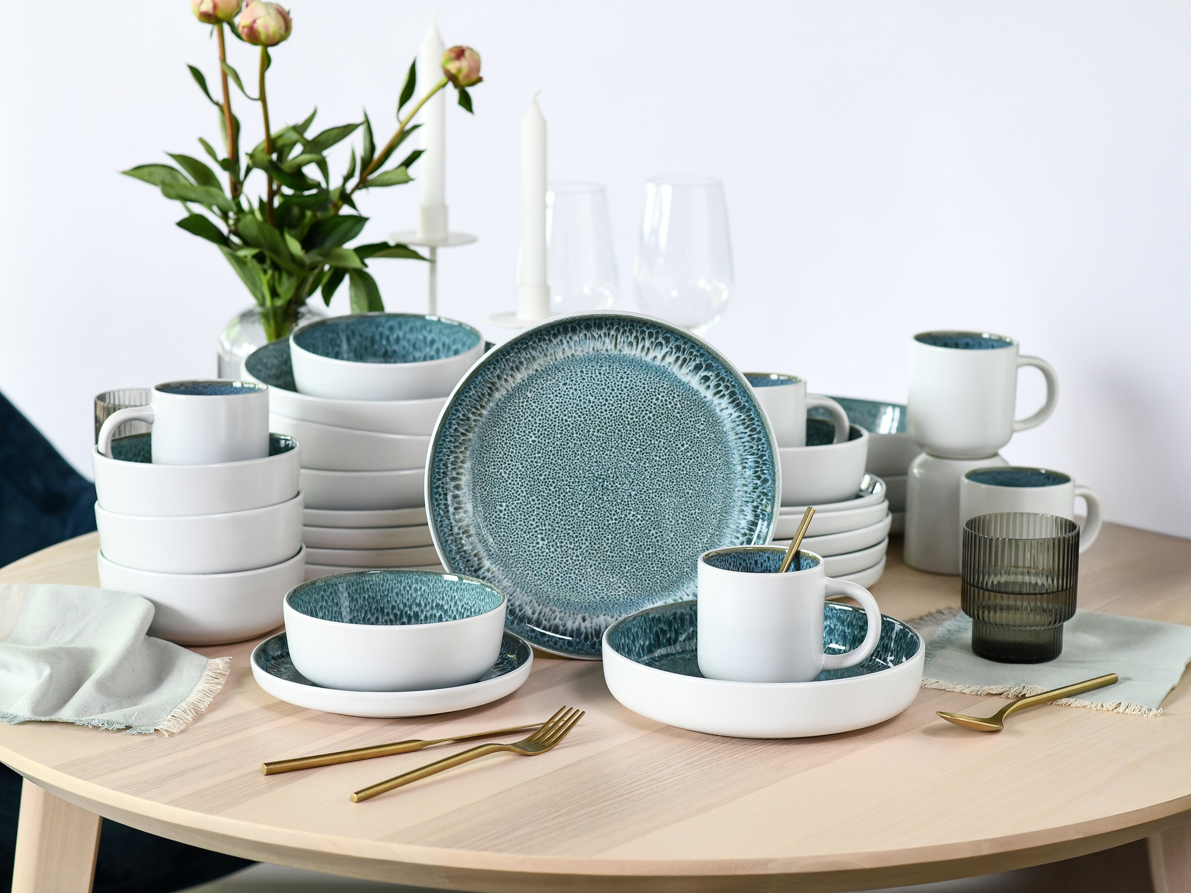 my home Kombiservice »modernes Geschirr-Set, Service Nydala« hohe Haltbarke günstig online kaufen