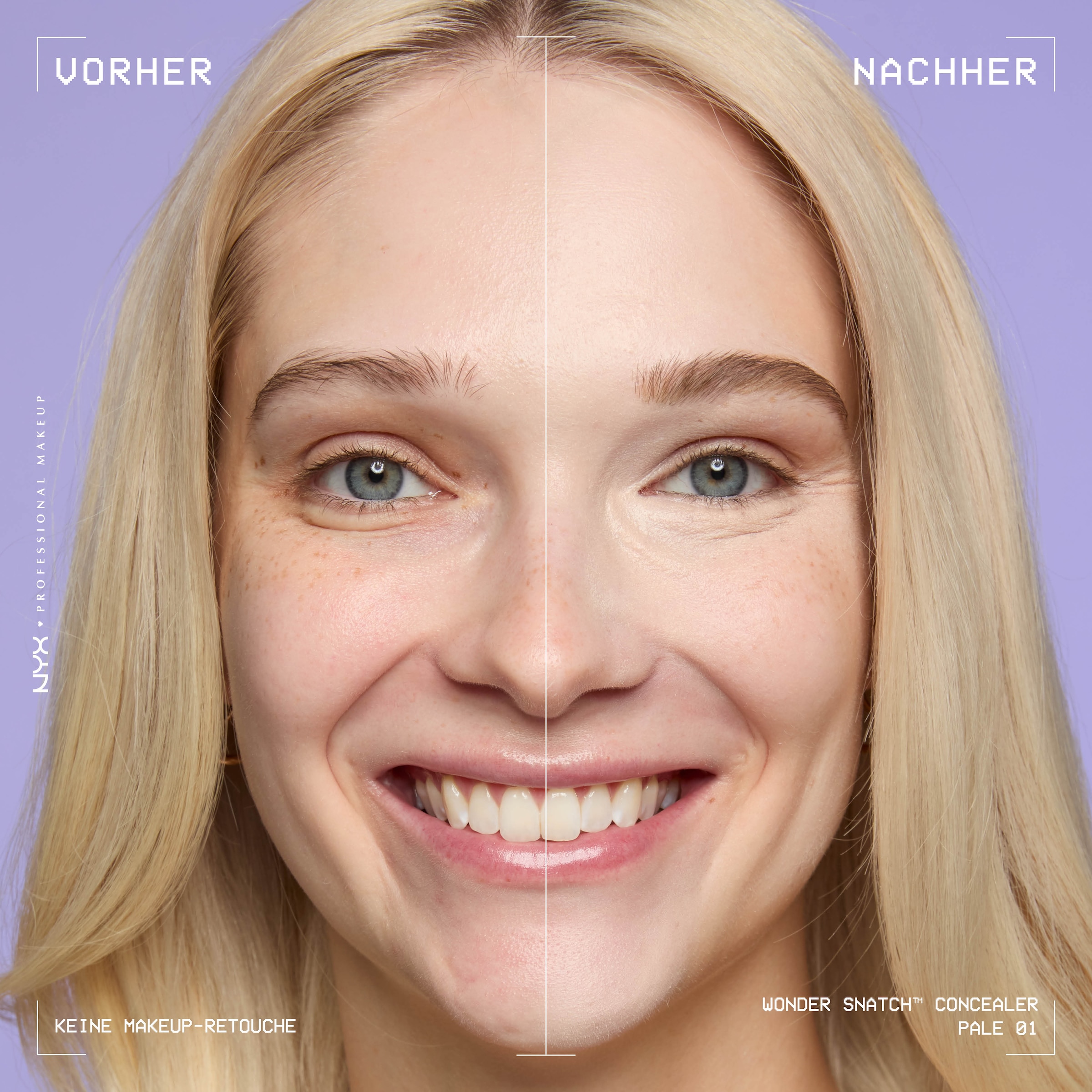 NYX PROFESSIONAL MAKEUP Concealer »Wonder Snatch Concealer« kaschiert Augenringe und Unreinheiten, deckt bis zu 24 Stunden