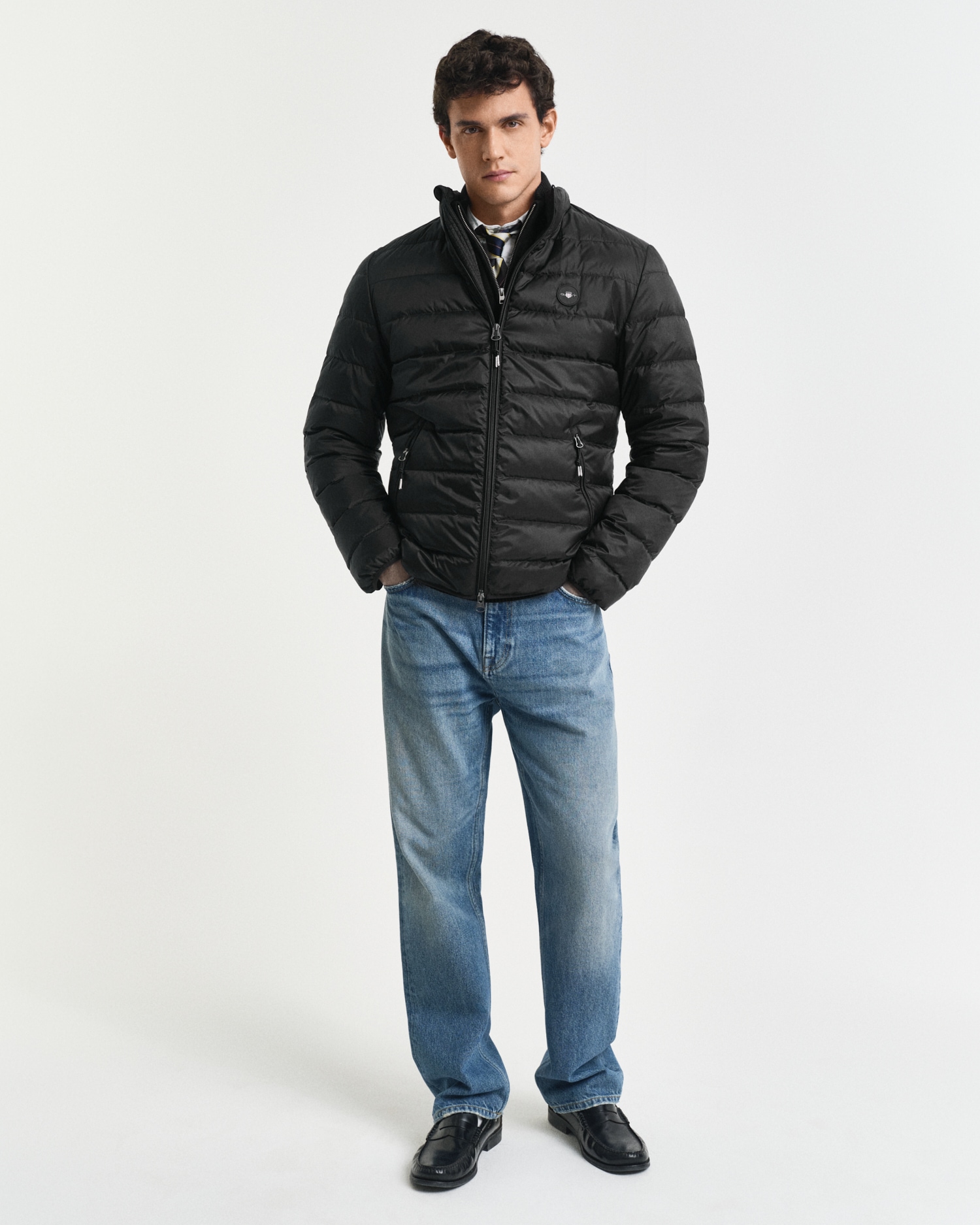 Gant Steppjacke »LIGHT DOWN JACKET« 2-Wege-Reißverschluss, Übergangsjacke, regular fit