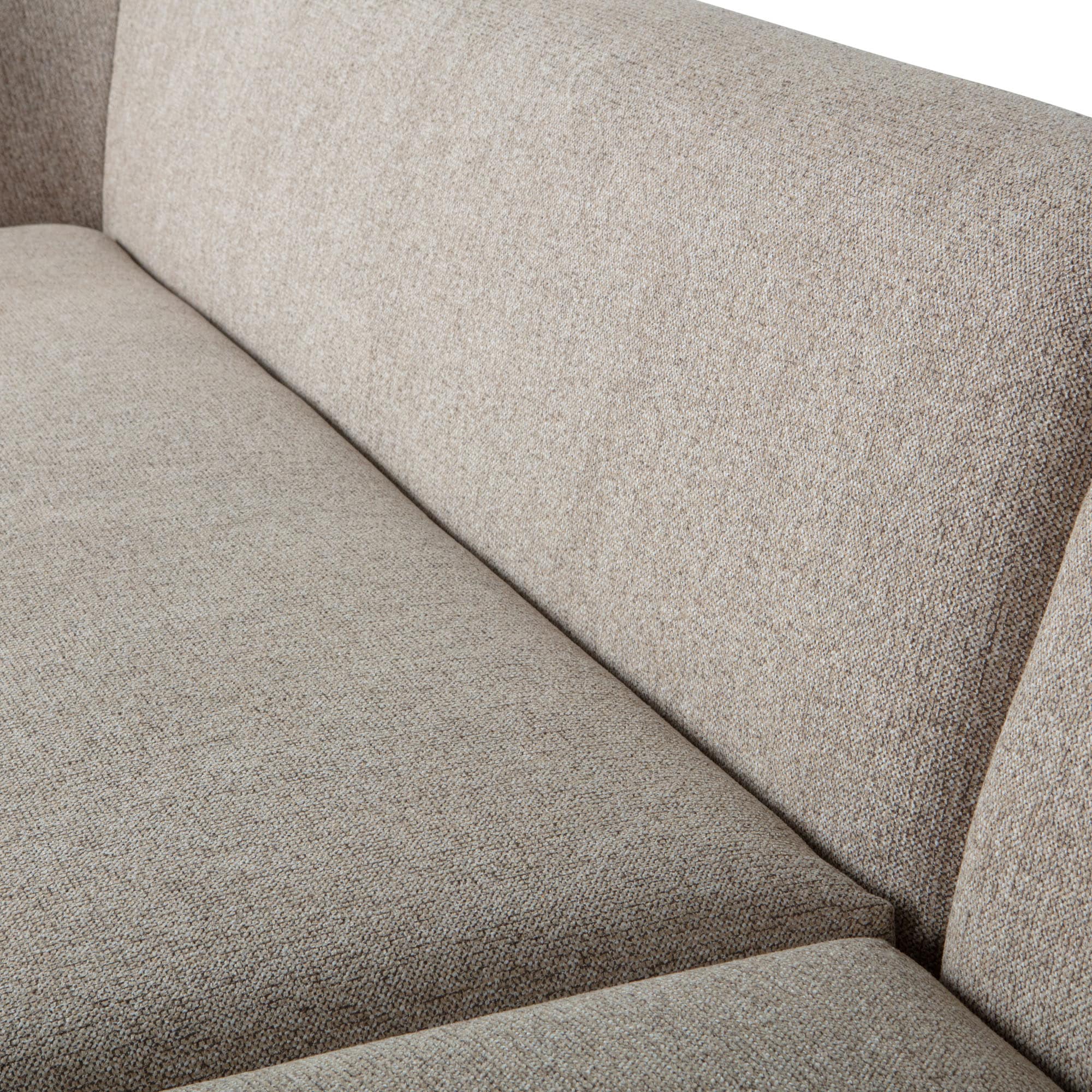 WOOOD Ecksofa »Sloping«, gepolstert mit gewebter Chenille, frei im Raum stellbar, Breite 274 cm