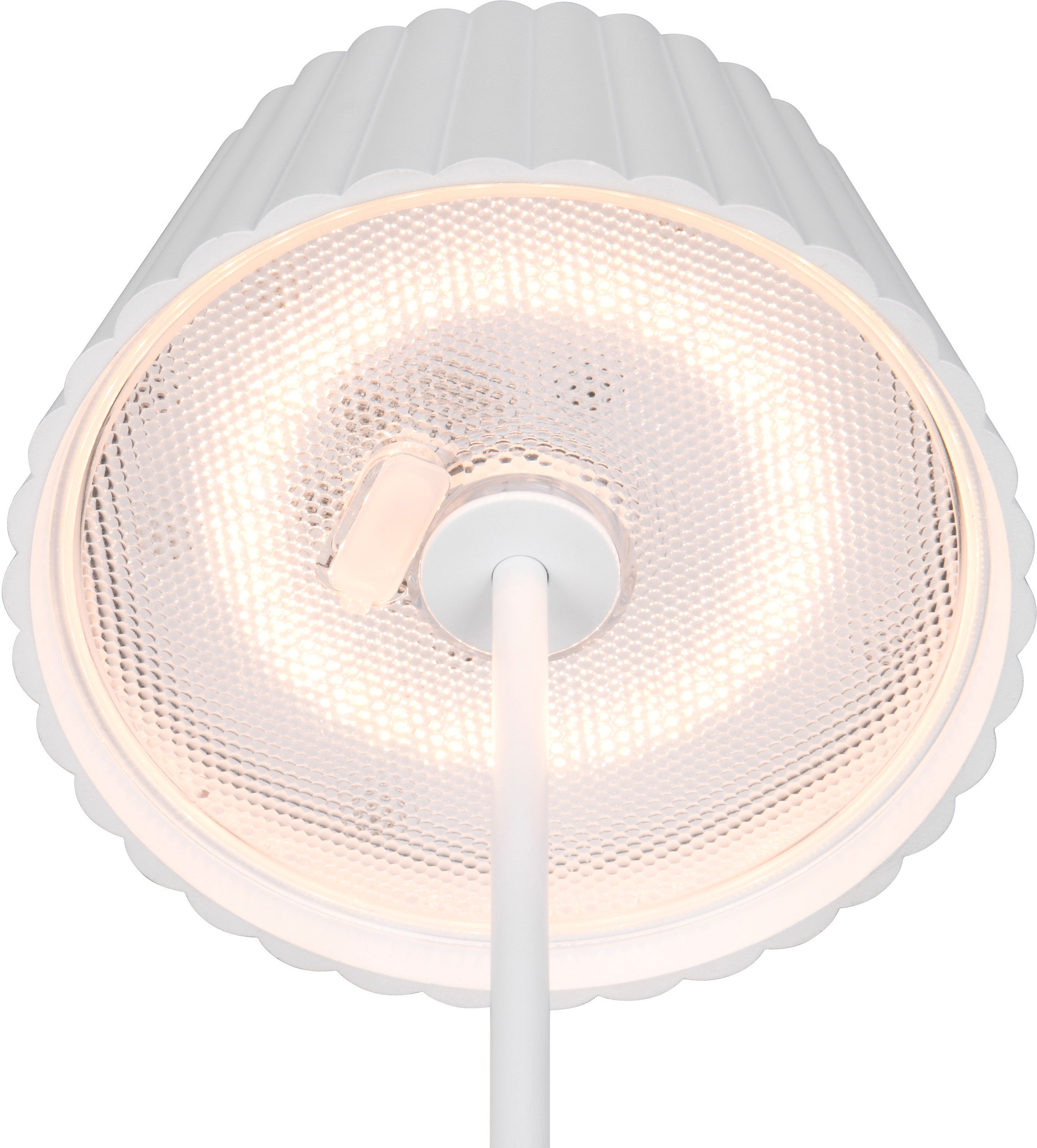 REALITY Leuchten LED Außen-Stehlampe »SUAREZ«, 1 flammig, Leuchtmittel LED-Board | LED fest integriert, Outdoor Akku Stehleuchte 123 cm, Touch-Dimmer, USB-C Anschluss, IP44