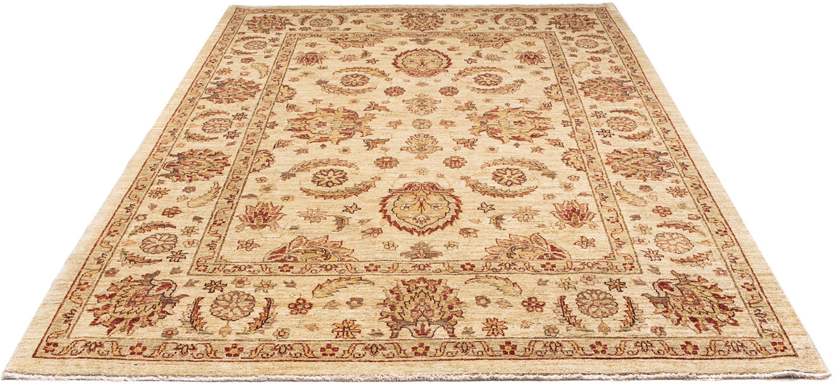 morgenland Orientteppich »Ziegler - 241 x 162 cm - beige«, rechteckig, Wohn günstig online kaufen