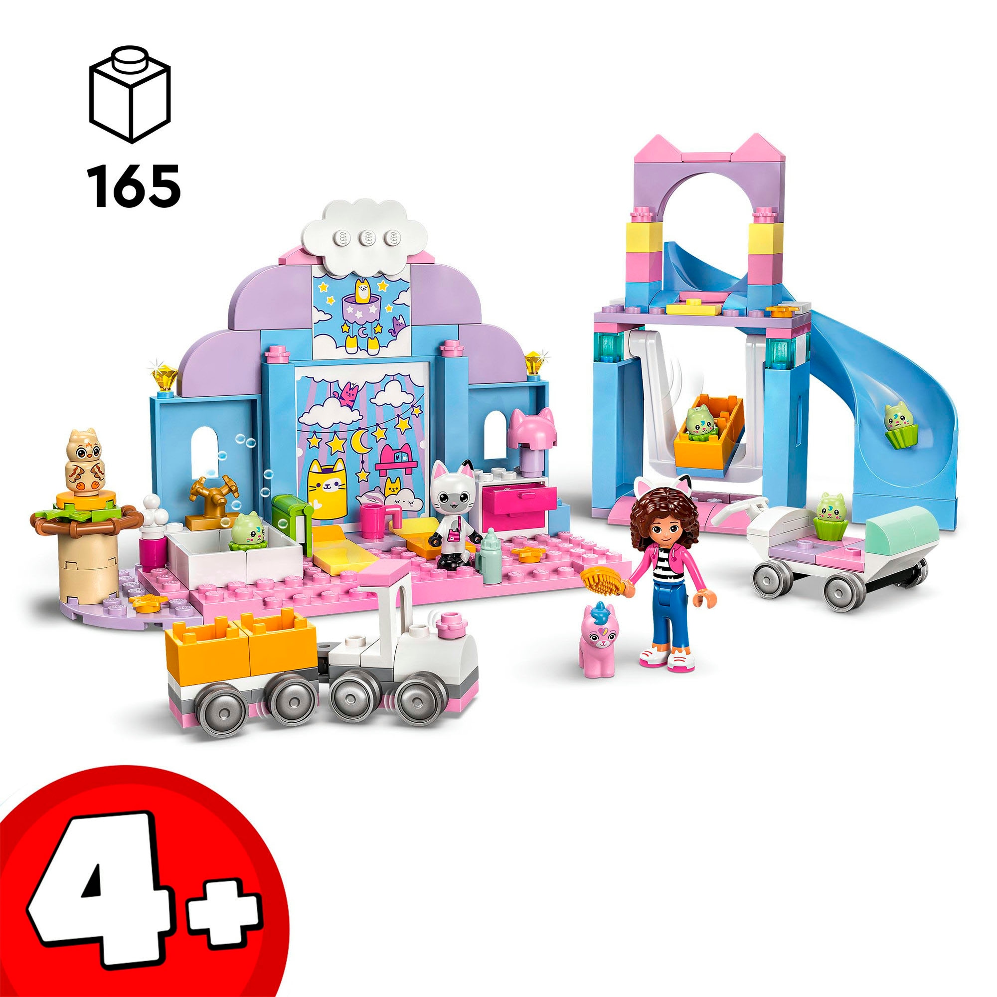 LEGO® Konstruktionsspielsteine »Gabbys Kätzchen Öhrchen (10796), LEGO Gabby's Dollhouse«, (165 St.), Made in Europe