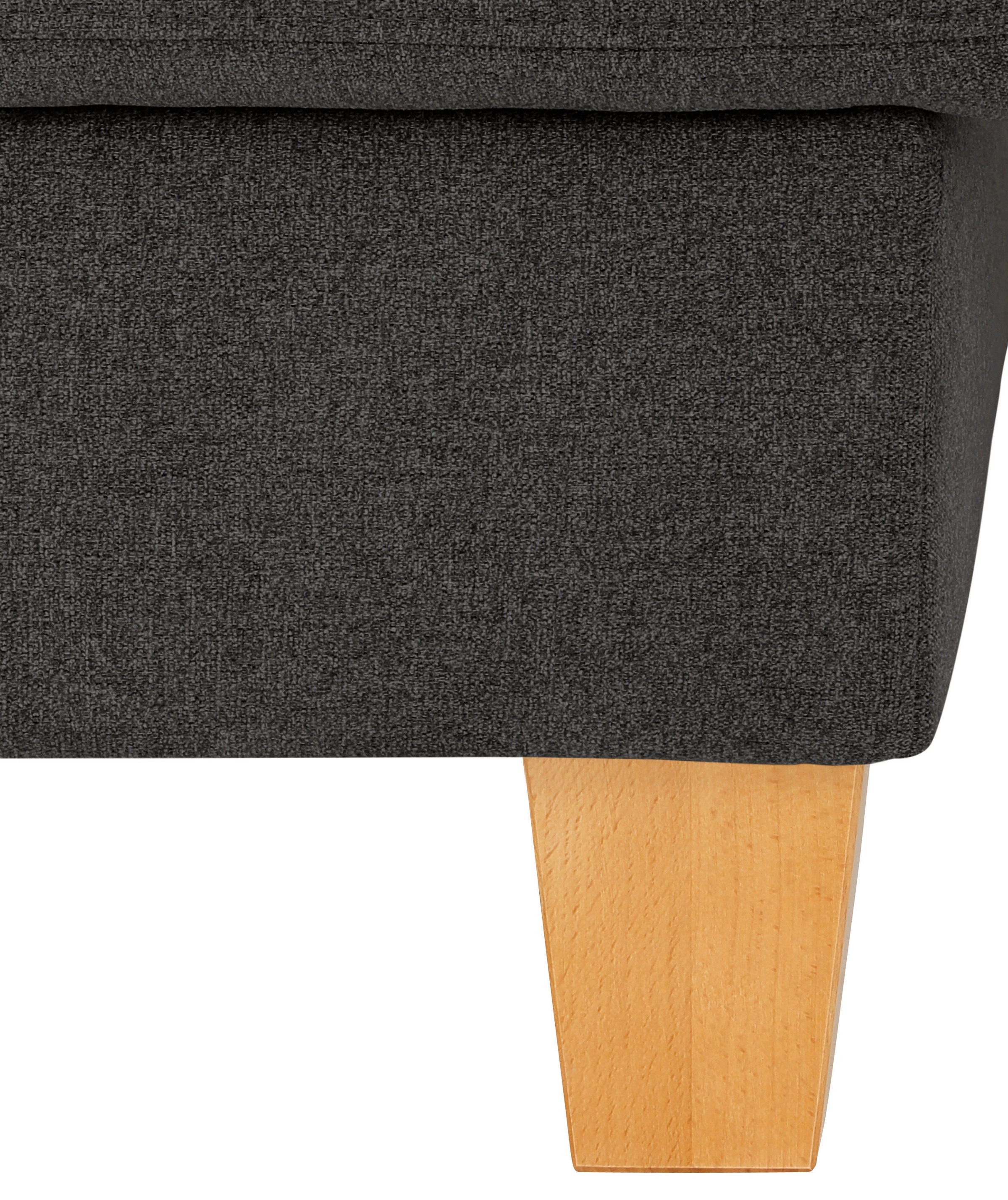 Home affaire Wohnlandschaft »Conville U-Form«, Kopfteilverstellung wahlweise mit Bettfunktion und Bettkasten