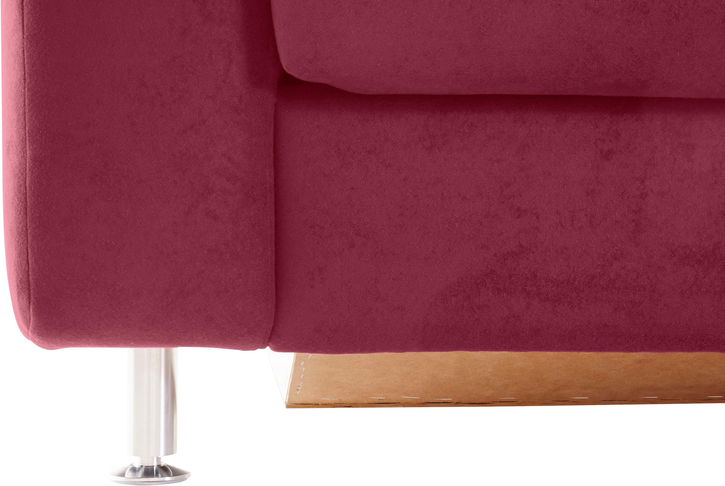 sit&more Ecksofa »Belfort L-Form«, wahlweise mit Vorziehsitz und Bettkasten