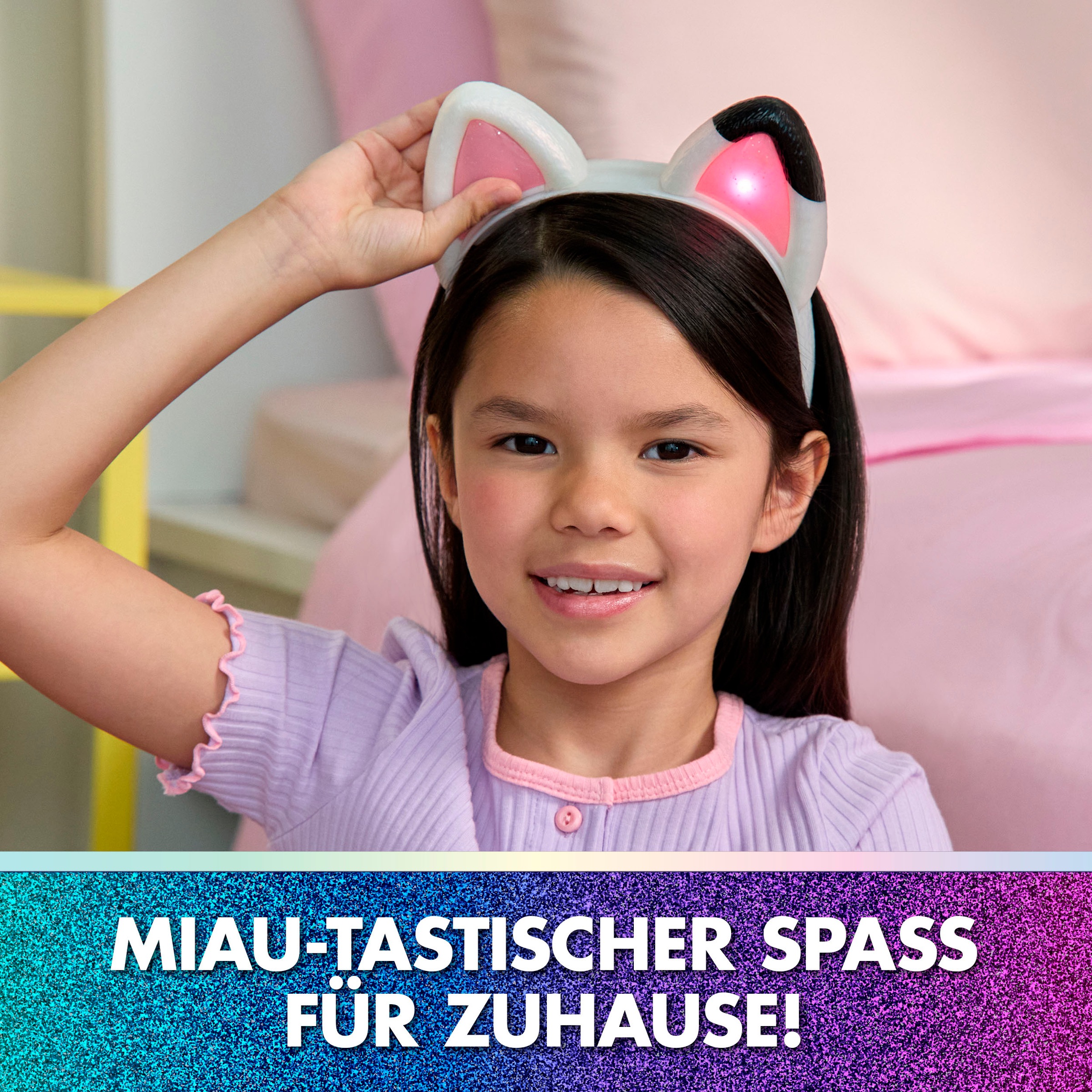Spin Master Kreativset »Gabby’s Dollhouse: Der Film –  Miau-tastischer Katzenohren-Haarreif« interaktiv; mit Licht und Sound
