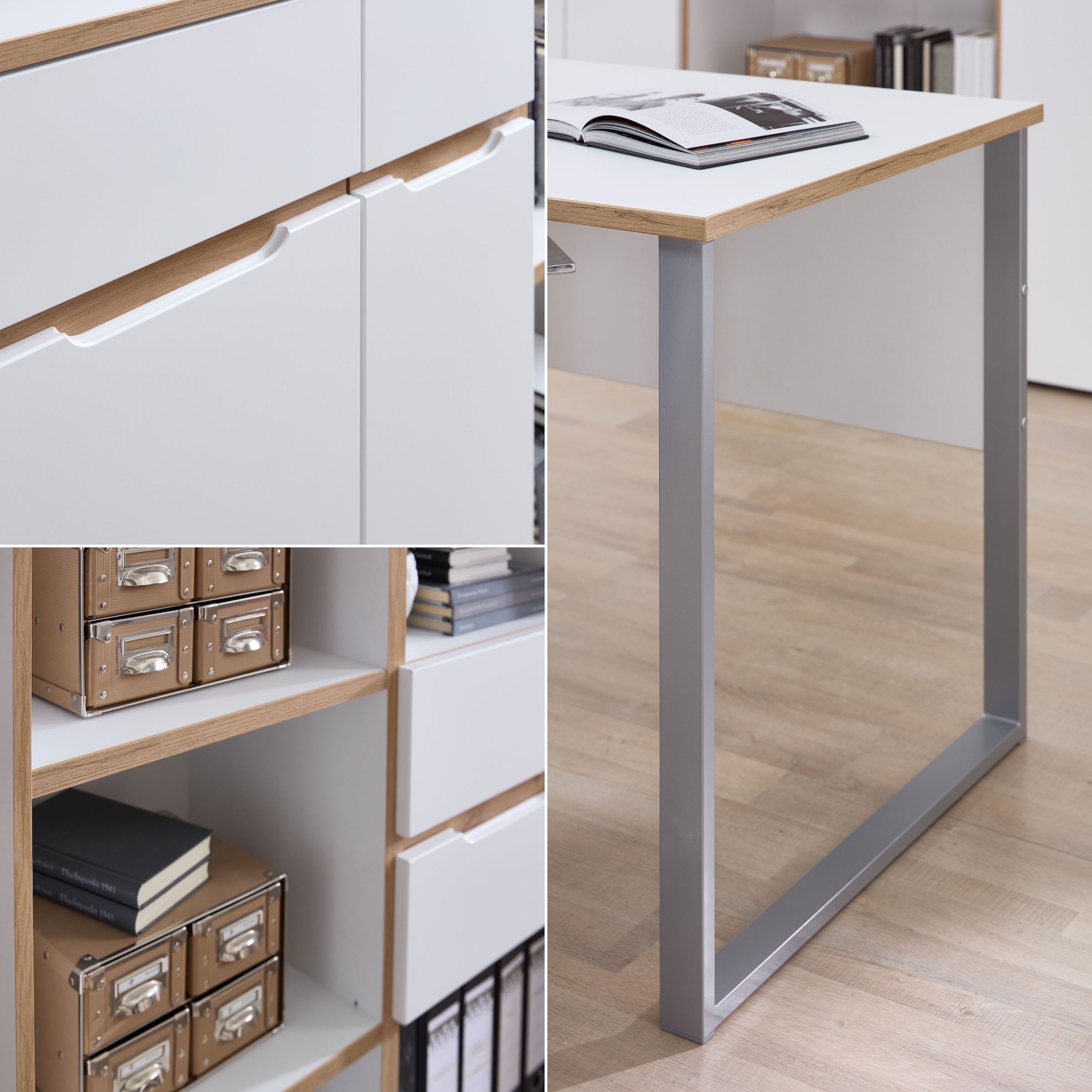 Innostyle Aktenregal »Memphis Büroregal, 45x197x38cm (B/H/T)« 1 Stk. tlg.