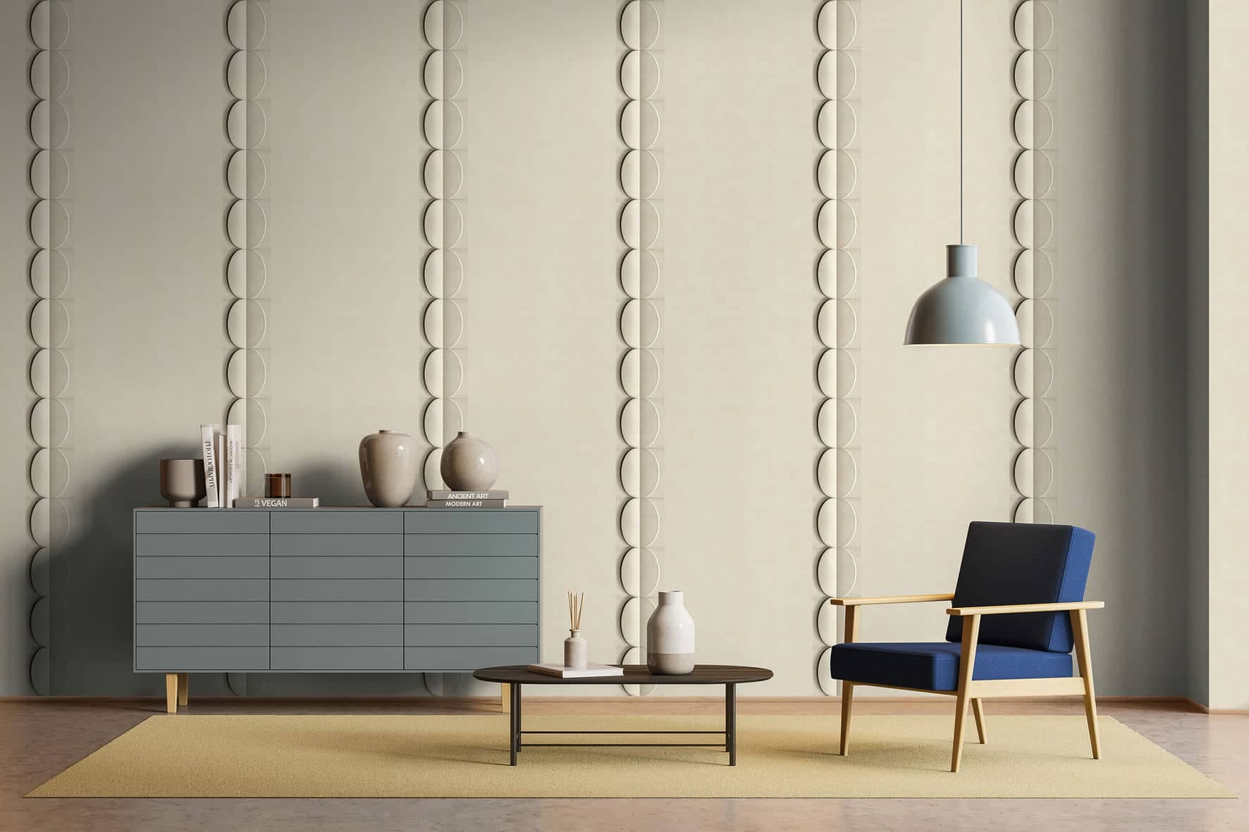 Marburg Bordüre »Hypnotic Harmony«, 3D-Optik, moderne Tapete für Wohnzimmer Schlafzimmer Küche
