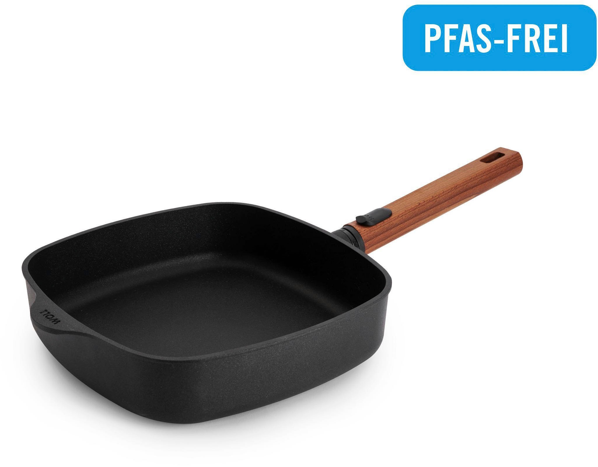 WOLL Bratpfanne »Eco Logic QXR Guss-Pfanne viereckig« Aluminiumguss 1 Stk. günstig online kaufen